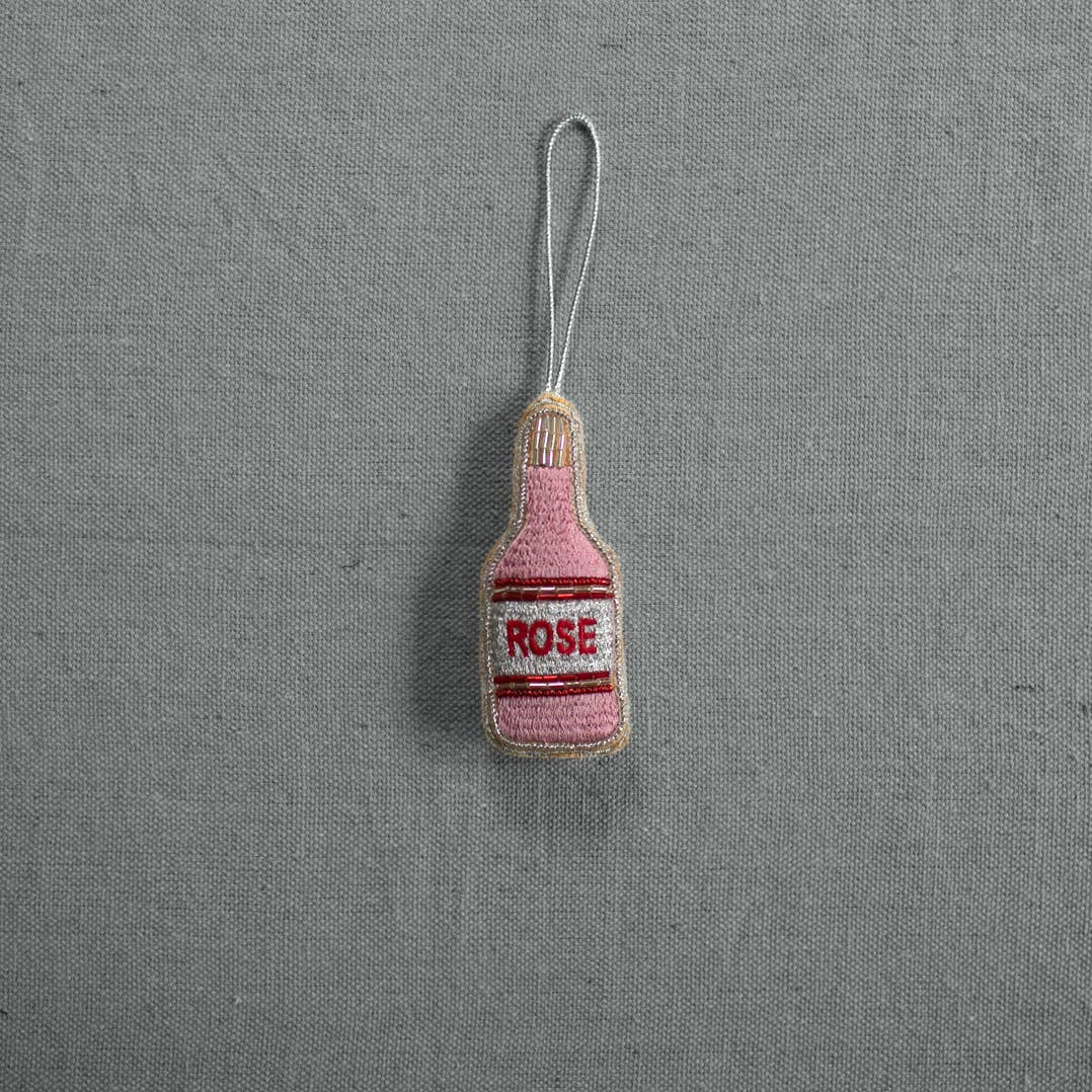 Rose Bottle, Soft Cotton Ornament