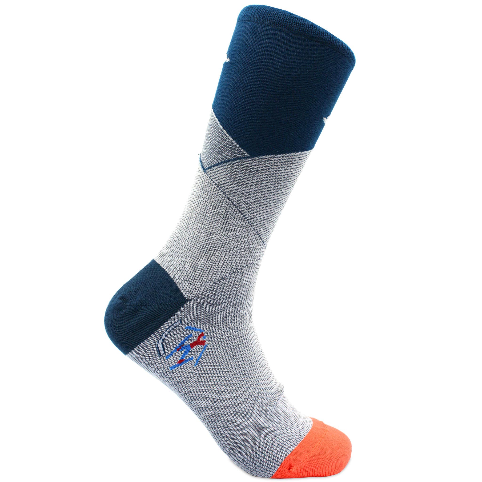 Back Country - Skiing Themed Embroidered Pima Socks