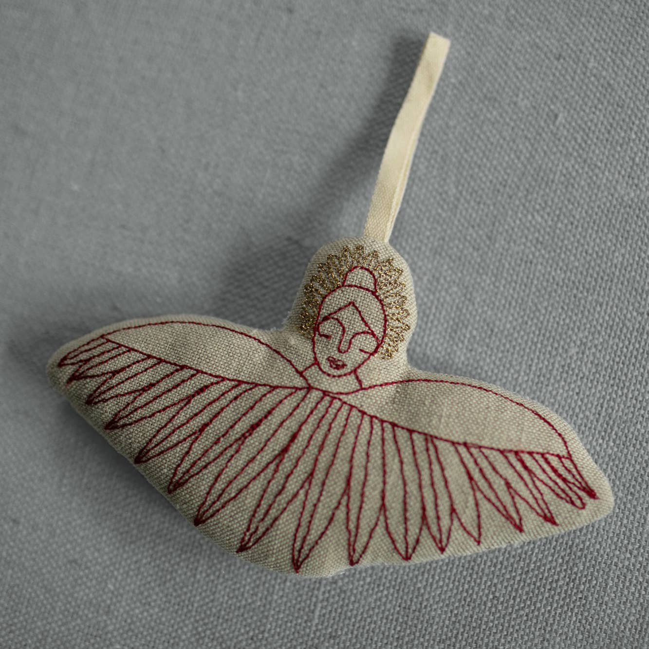 Cupid's Bow - Cotton Ornament