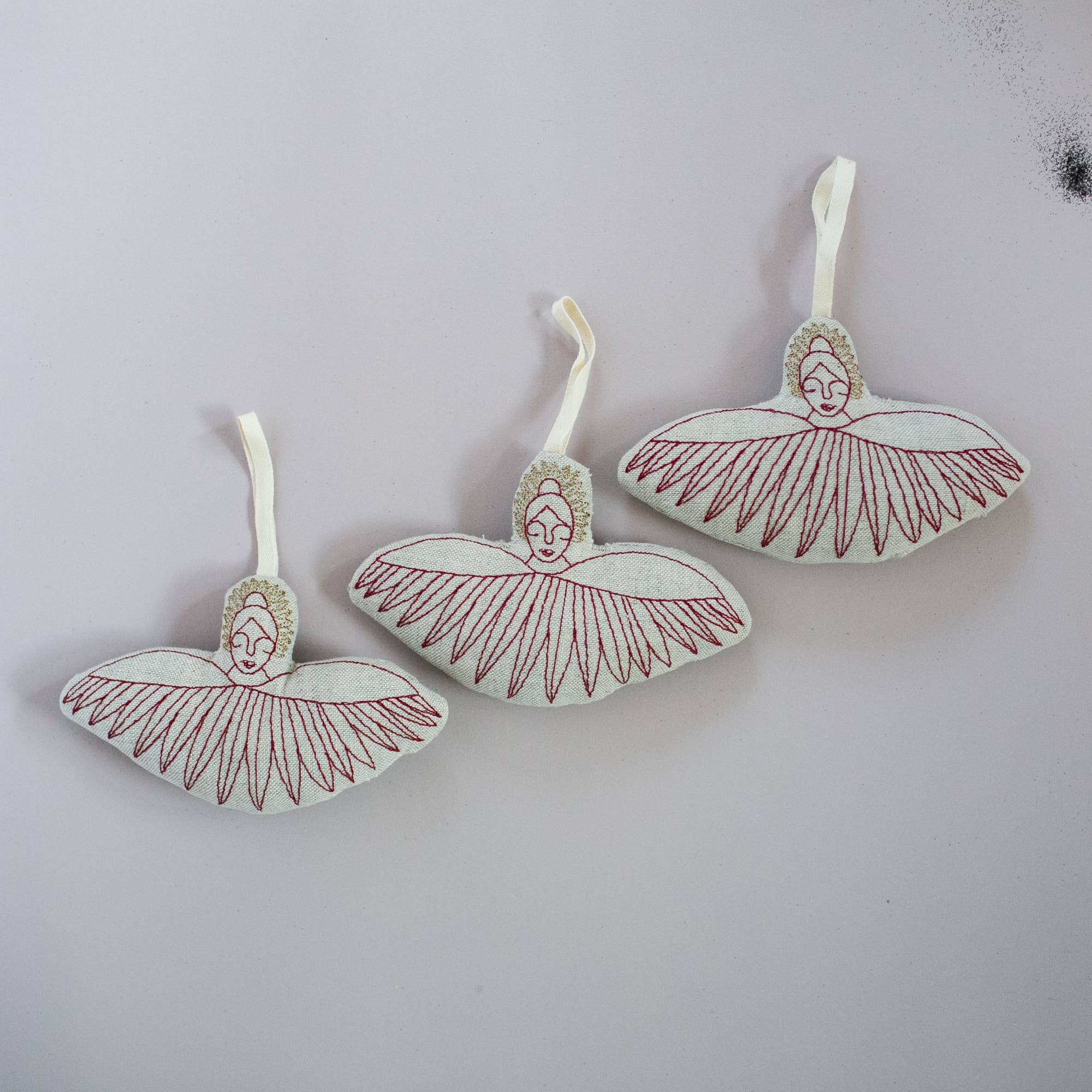 Cupid's Bow - Cotton Ornament