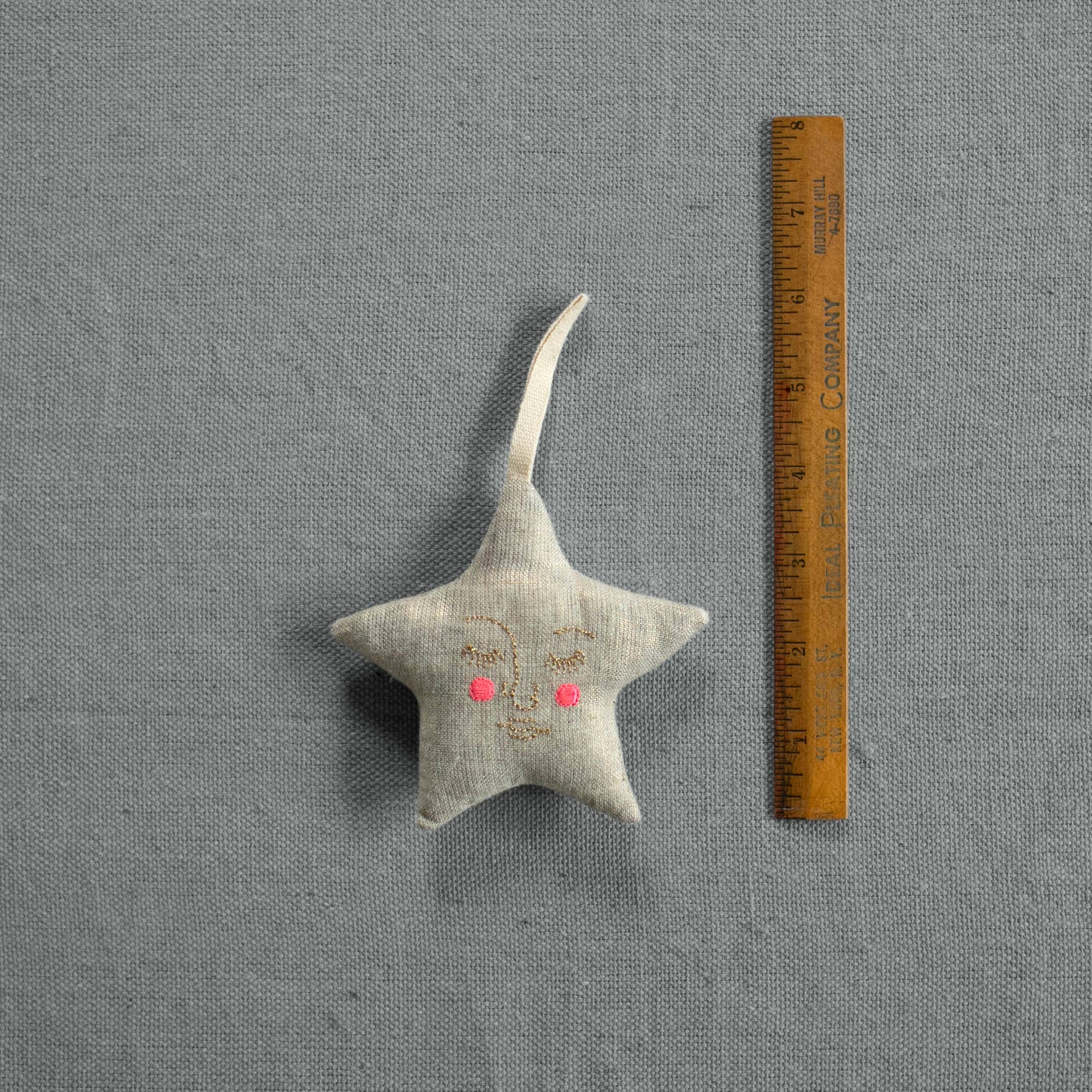 Handsome Star - Cotton & Lavender filled Ornament