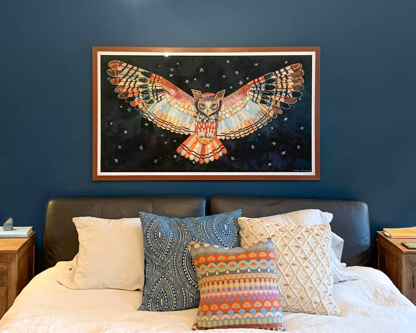 THE PROTECTOR | Boho Owl Wall Art