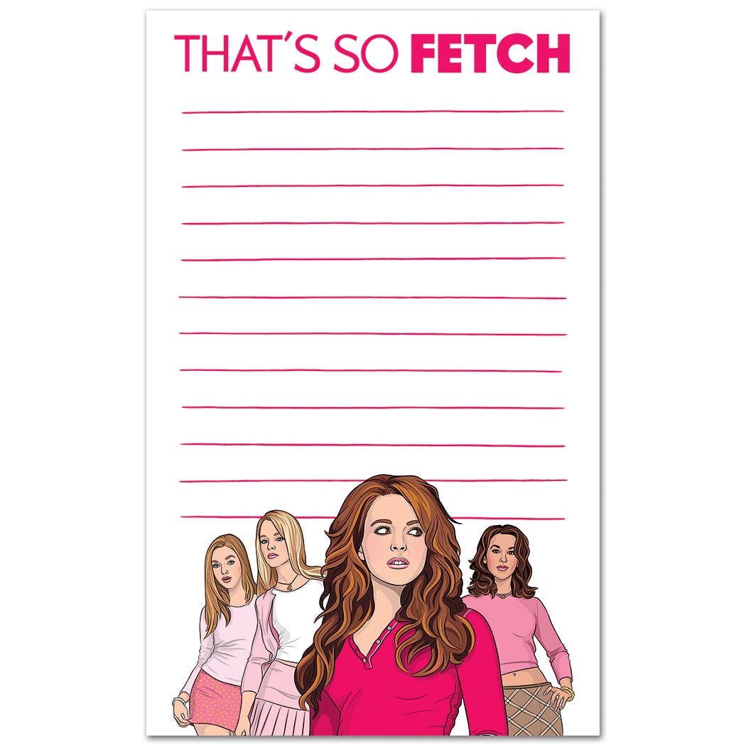 Mean Girls That's So Fetch Notepad