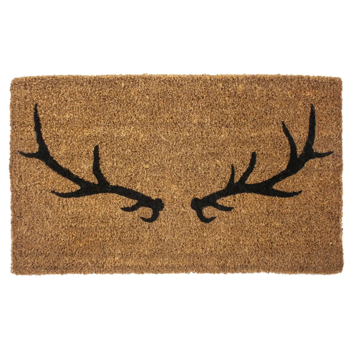 Antlers Handwoven Coconut Fiber Doormat