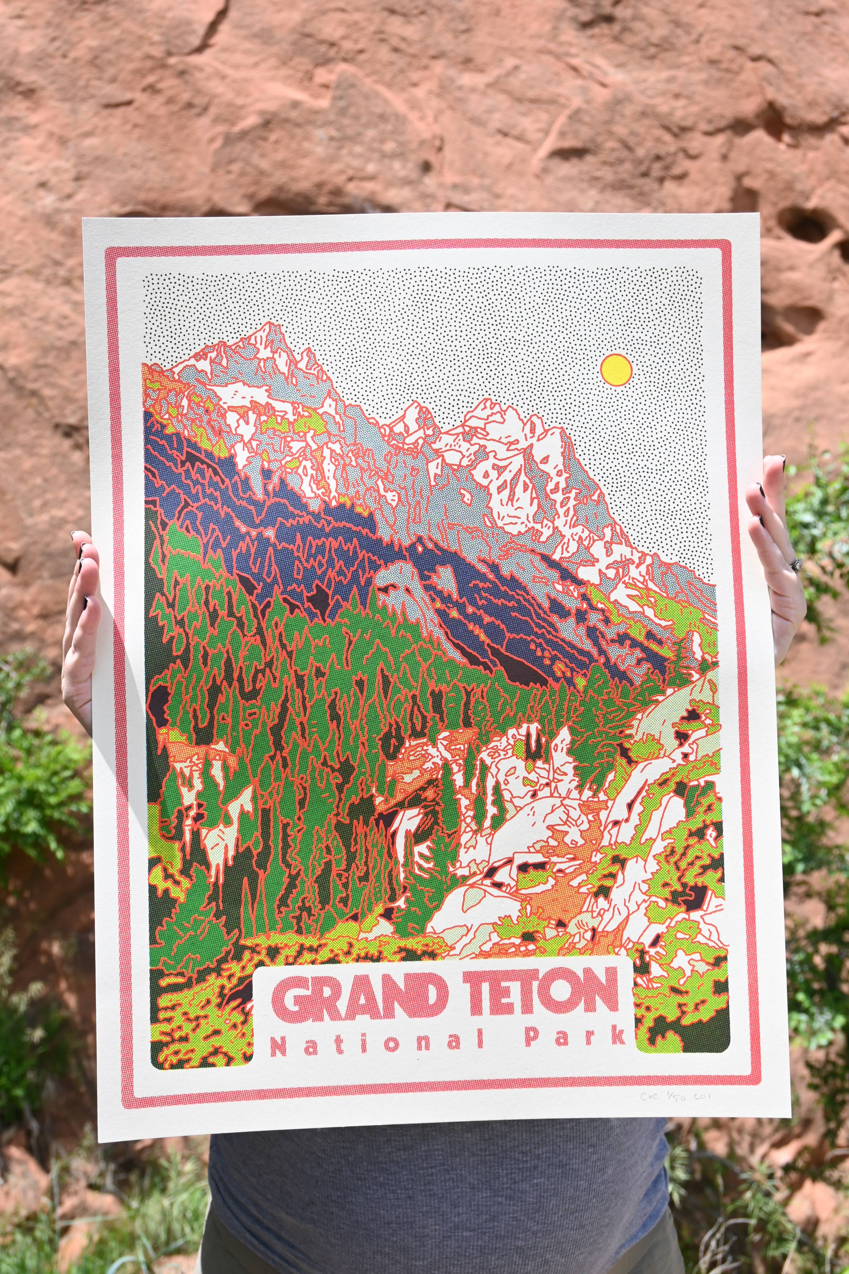 Grand Teton National Park Screen Print