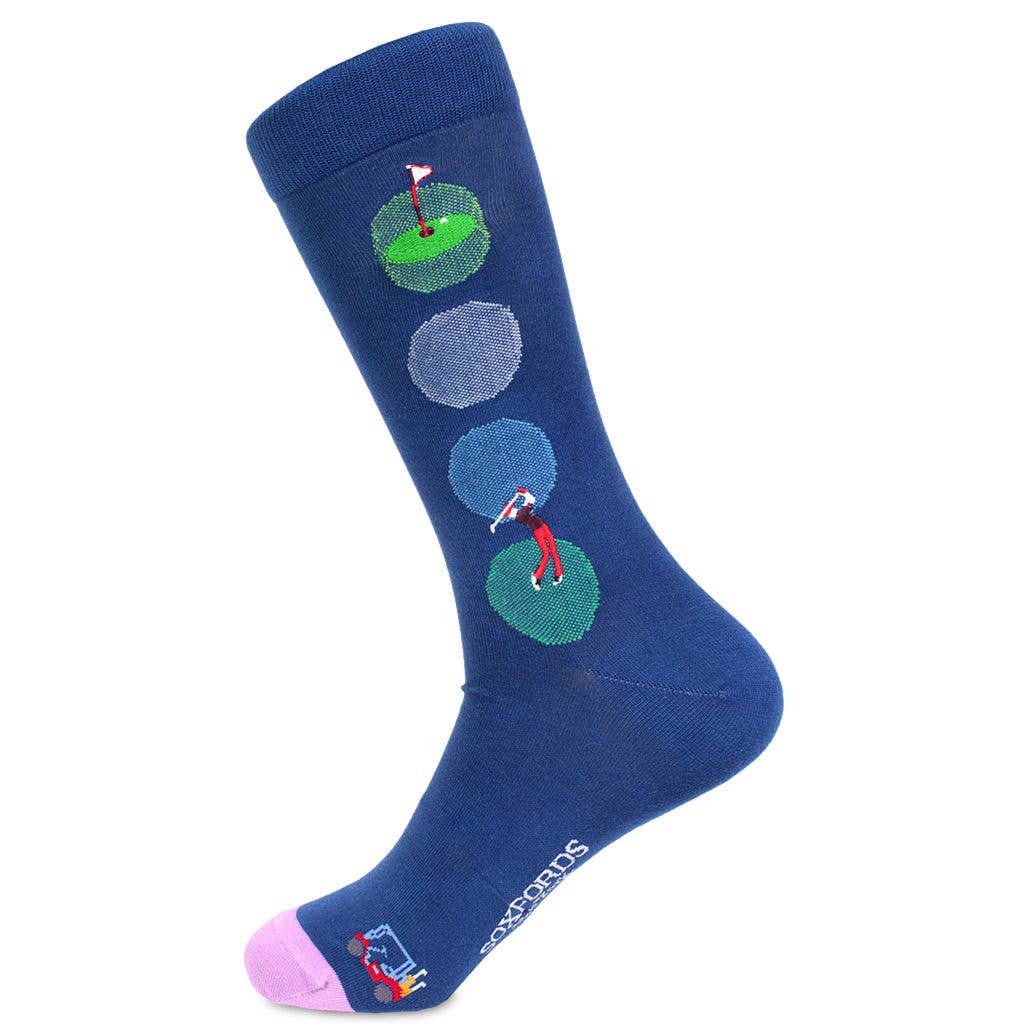 Golf Clap - Golfing Themed Embroidered Pima Socks