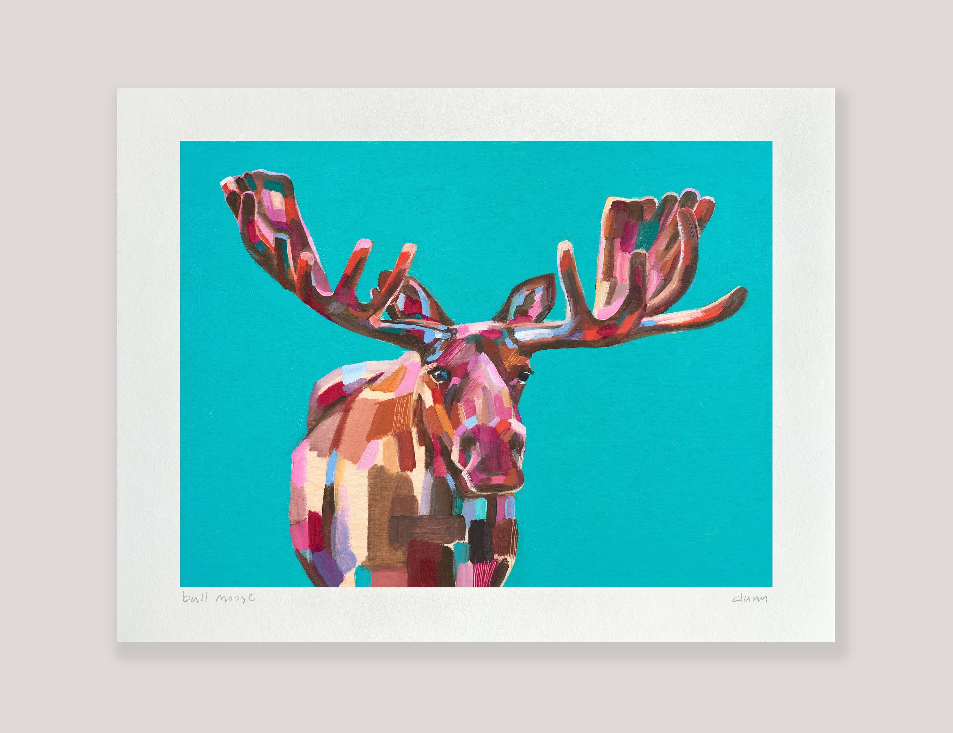 Bull Moose Print