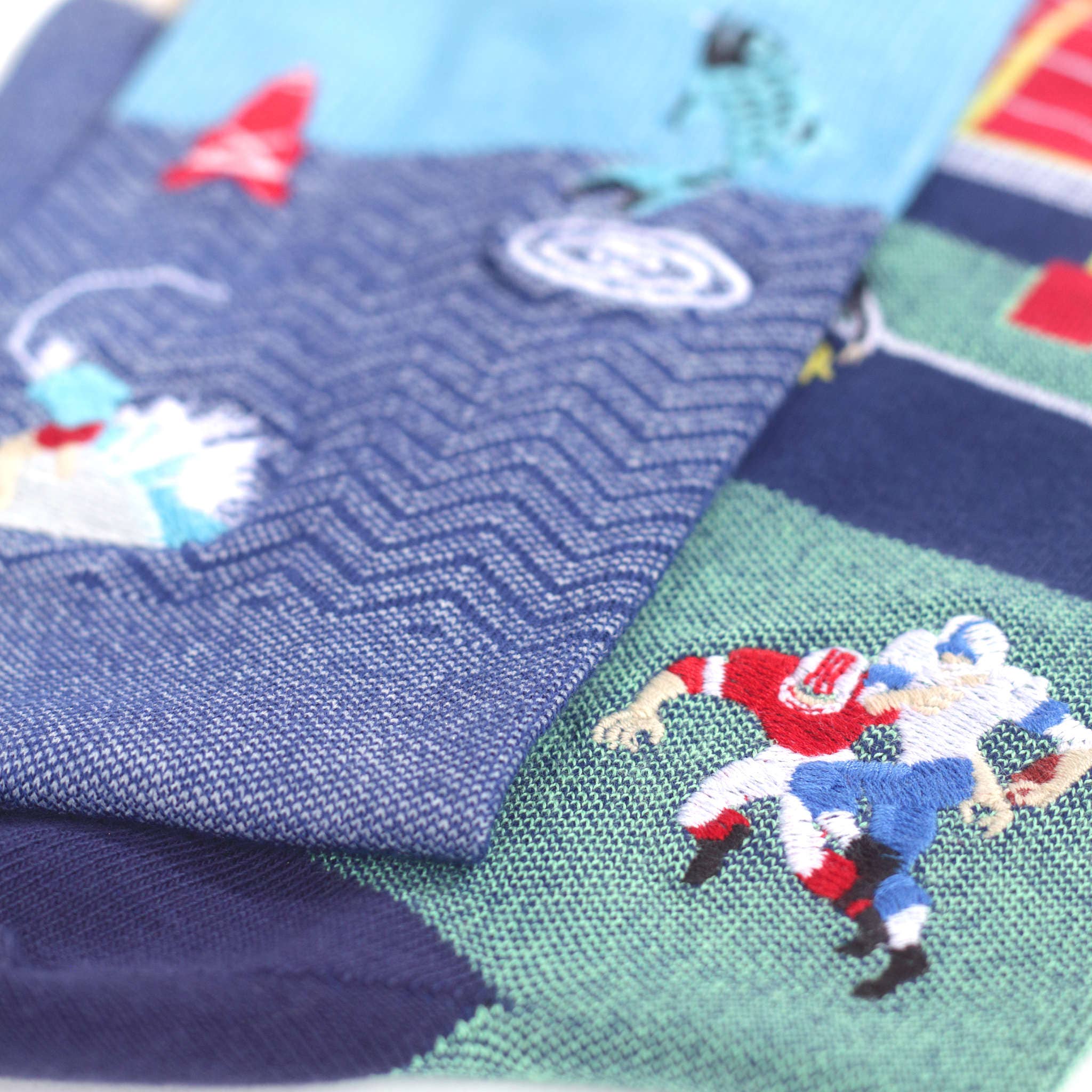 Cast King - Fishing Themed Embroidered Pima Socks