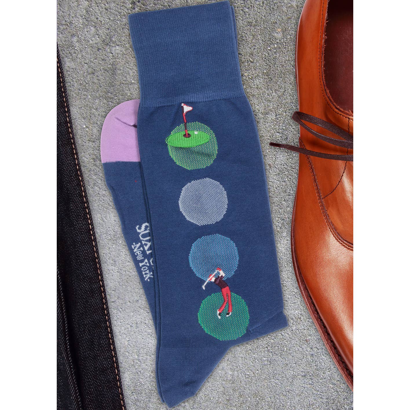 Golf Clap - Golfing Themed Embroidered Pima Socks