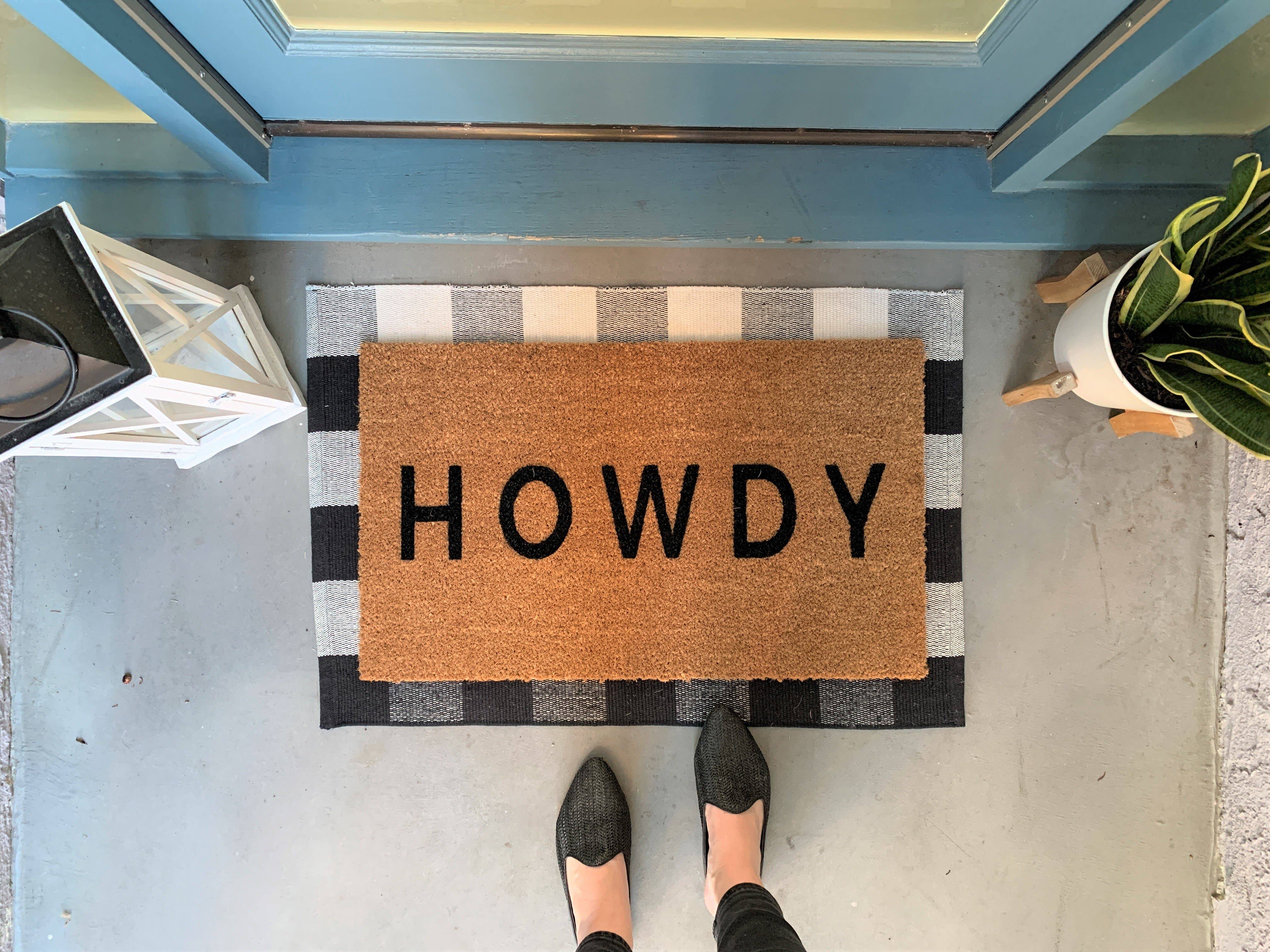 HOWDY Handwoven Doormat
