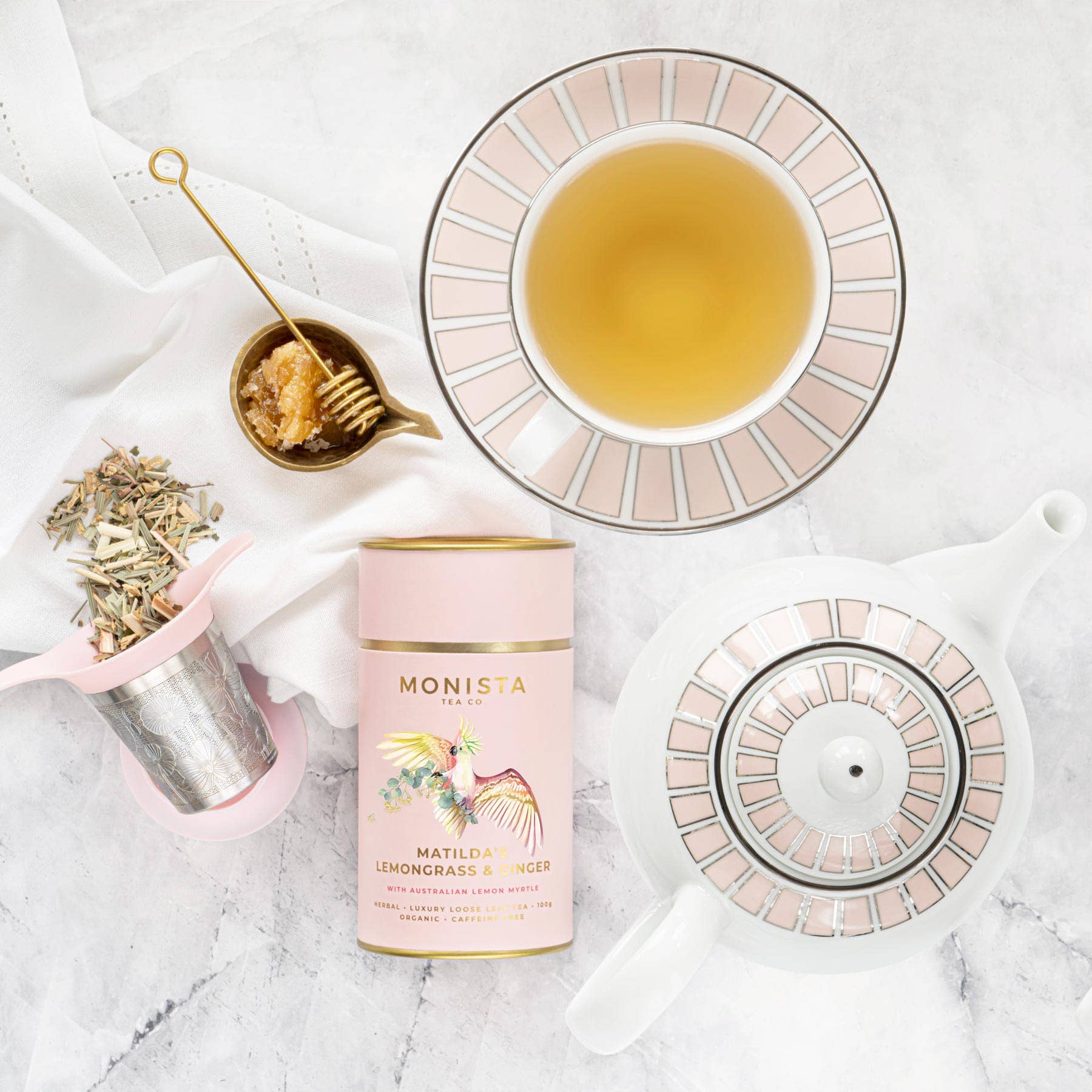 Monista Tea Co. Matilda's Lemongrass & Ginger Tea