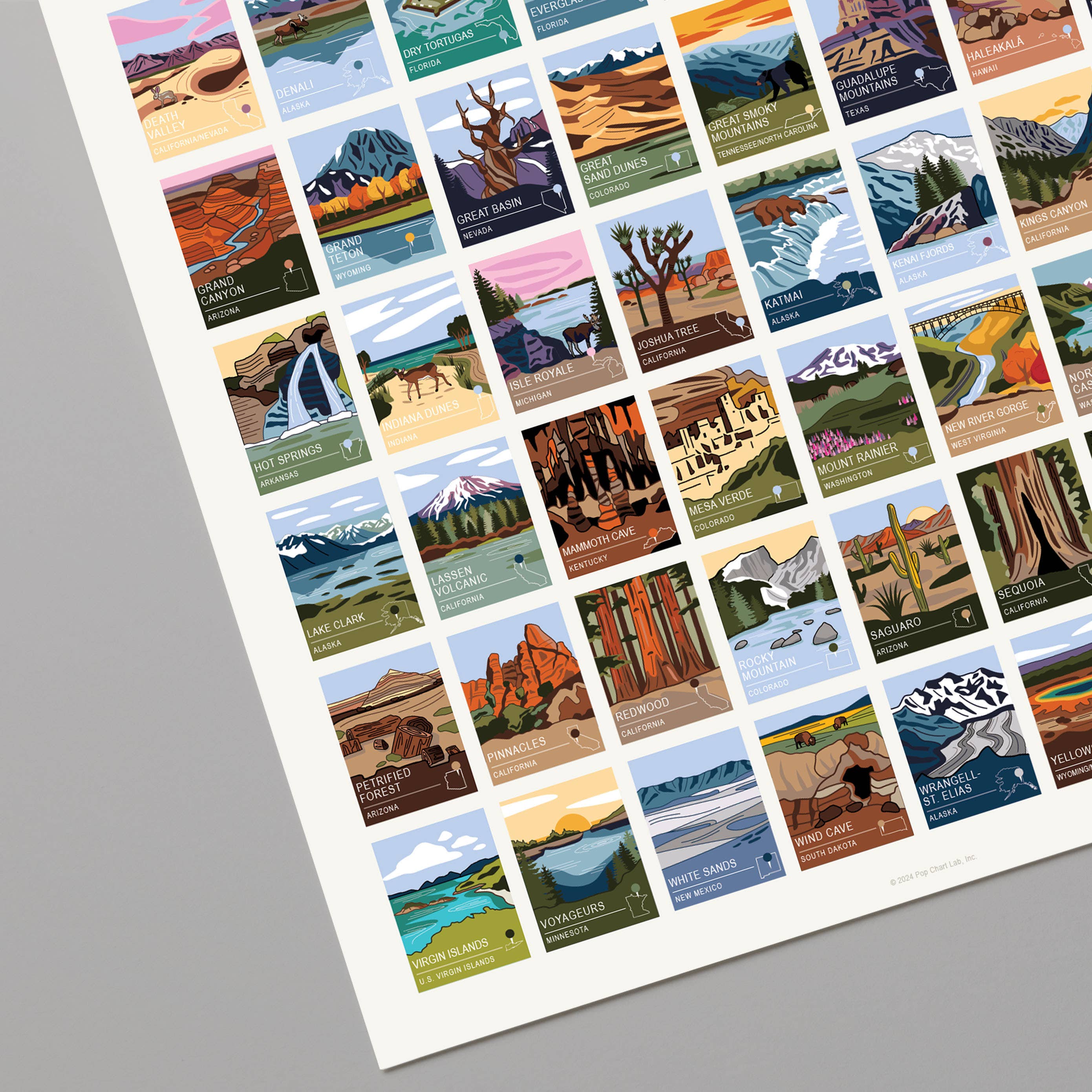 National Parks of the US | Art Print