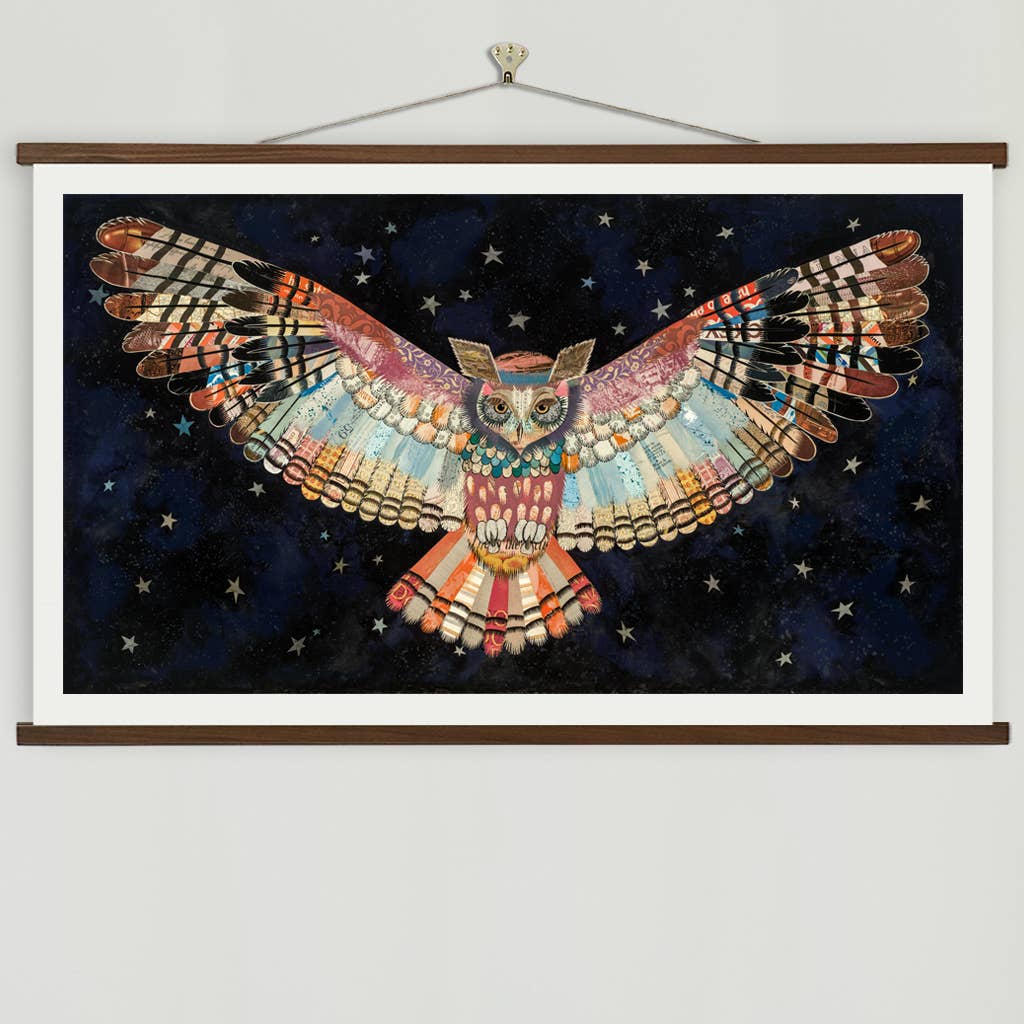 THE PROTECTOR | Boho Owl Wall Art