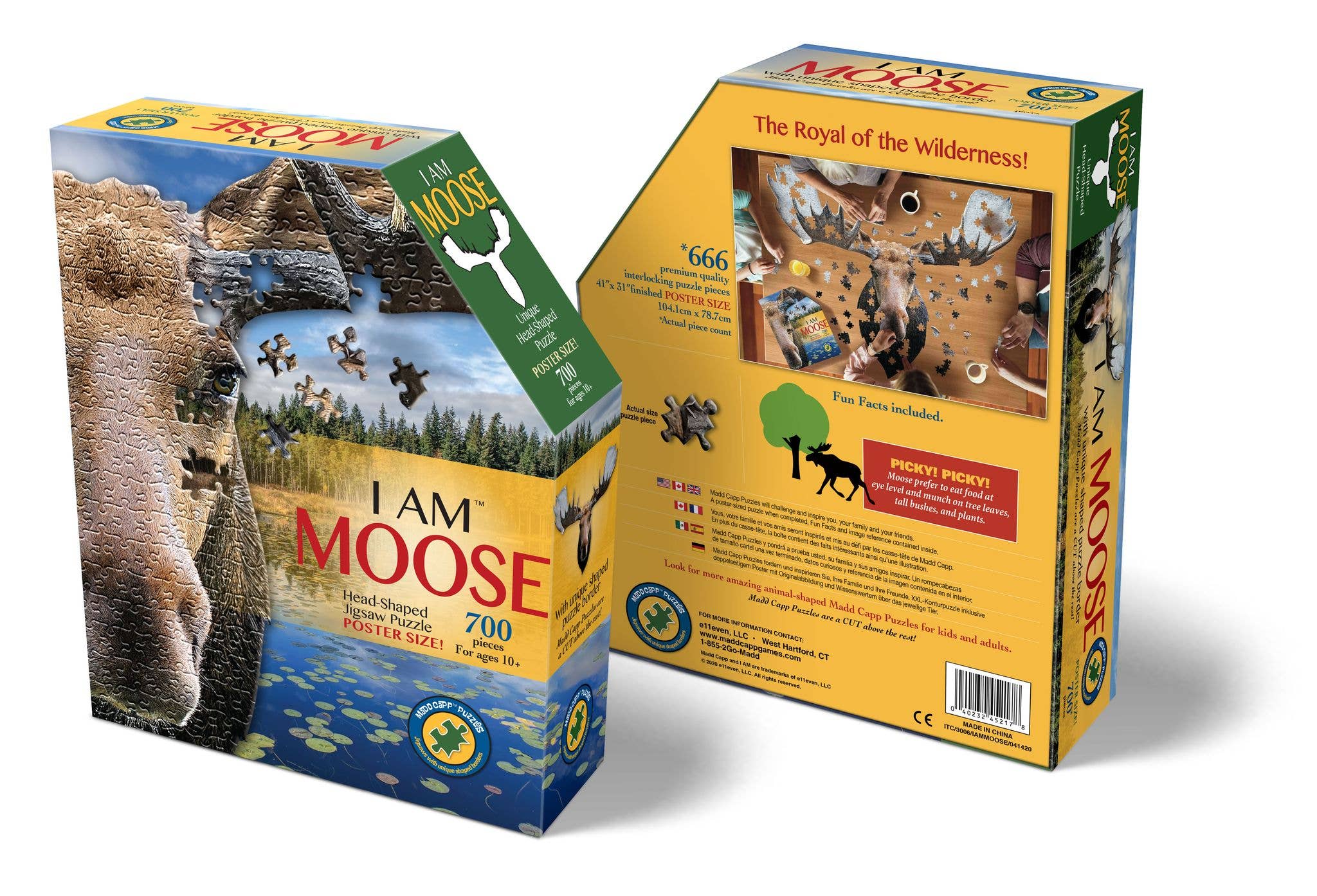 Shaped Moose 700 Piece Jigsaw Puzzle