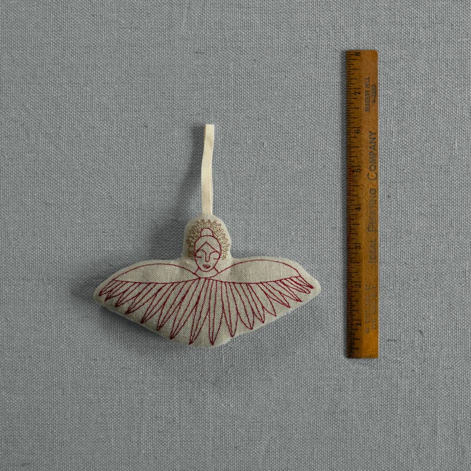 Cupid's Bow - Cotton Ornament