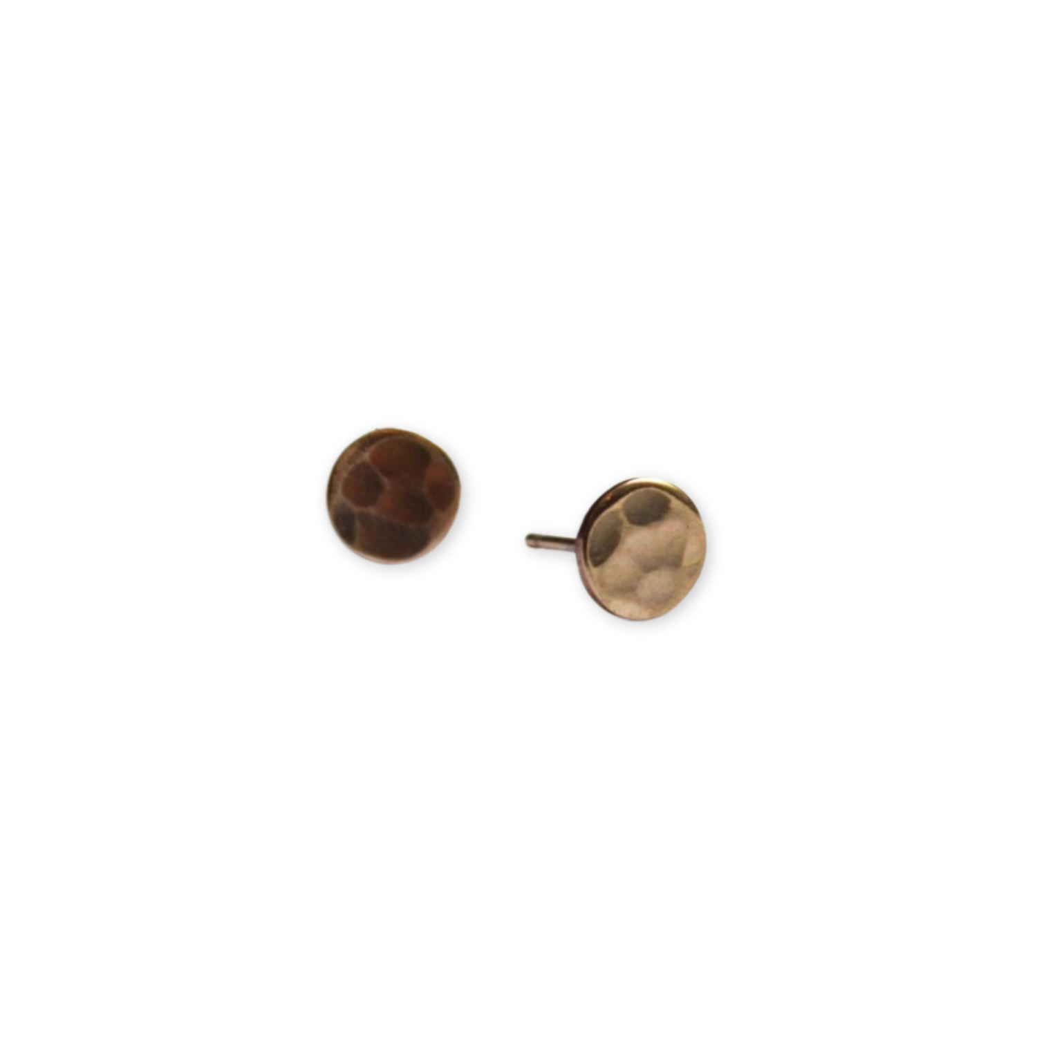 A Little Bit Bigger Than Small, But Not Quite Medium Disc Stud Earrings