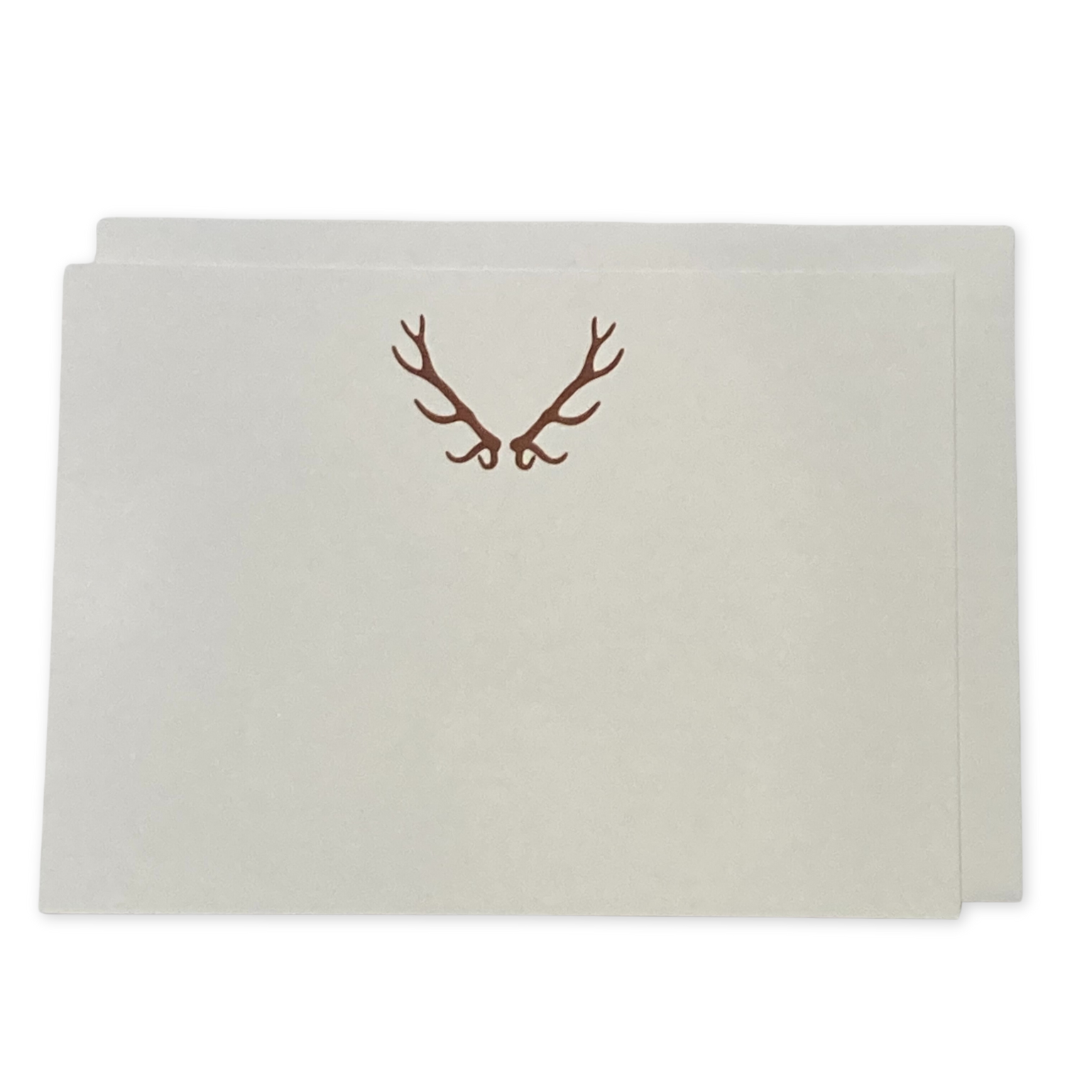 Antler Design Flat Notecard Set