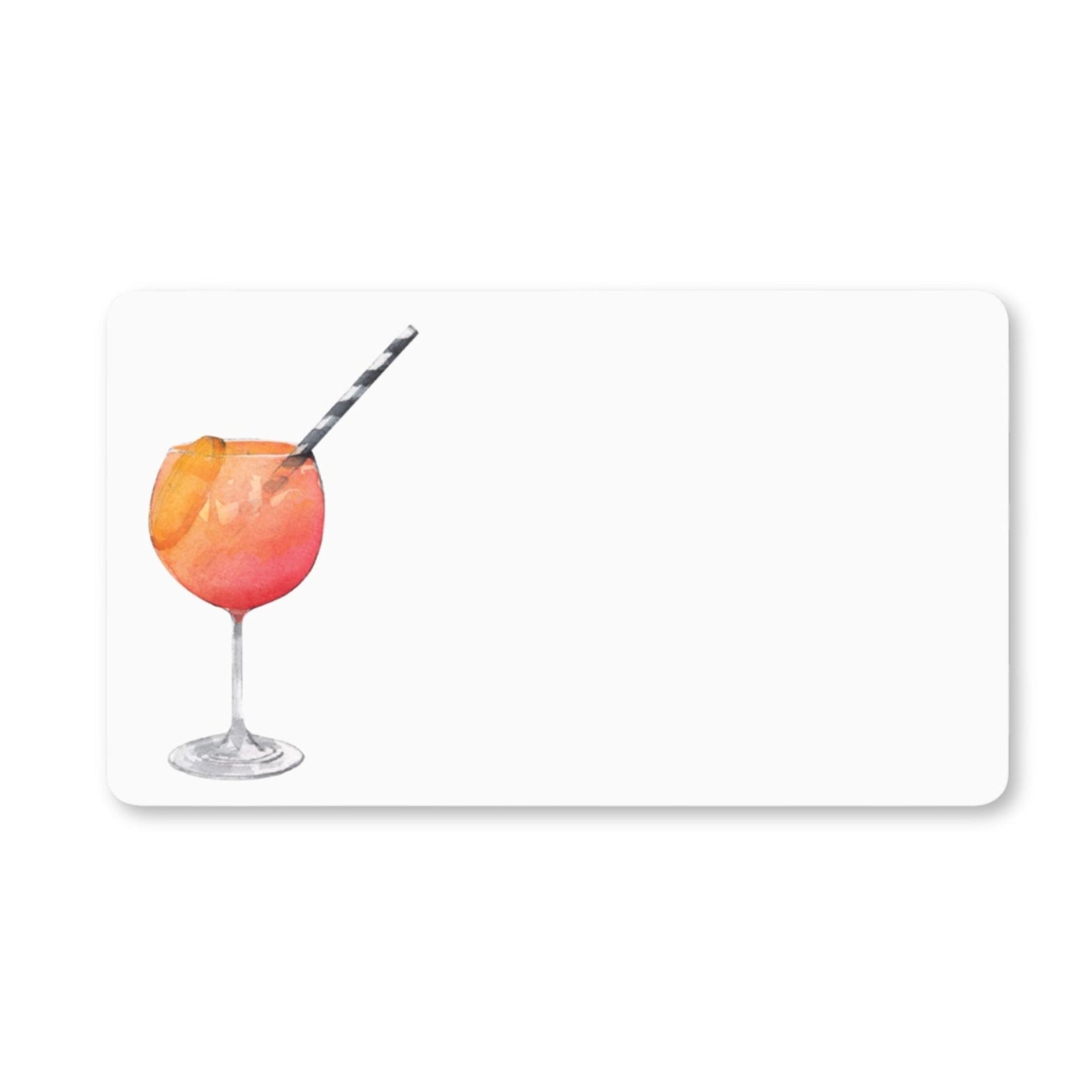 Little notes with aperol spritz