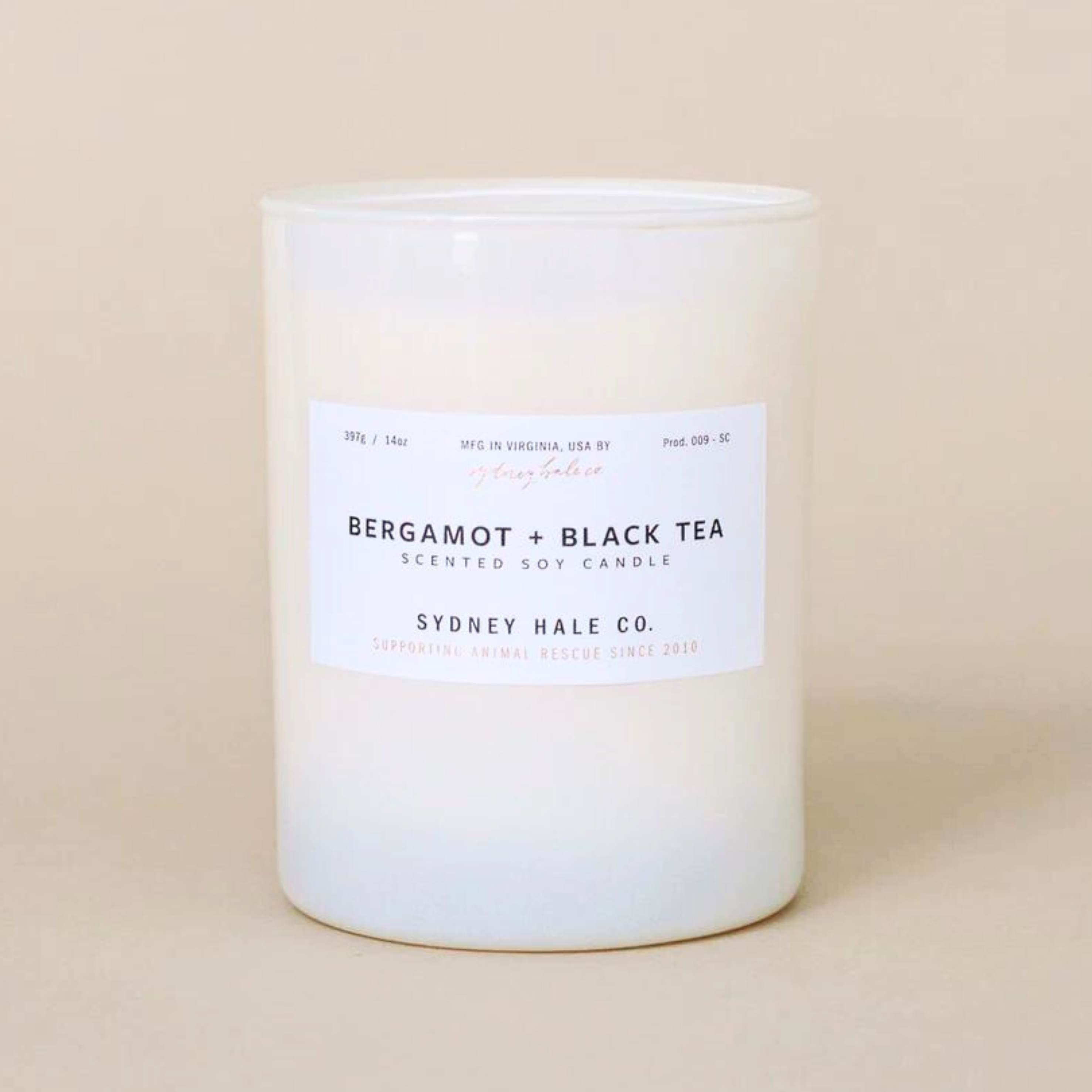 Sydney Hale Candle - Bergamot & Black Tea