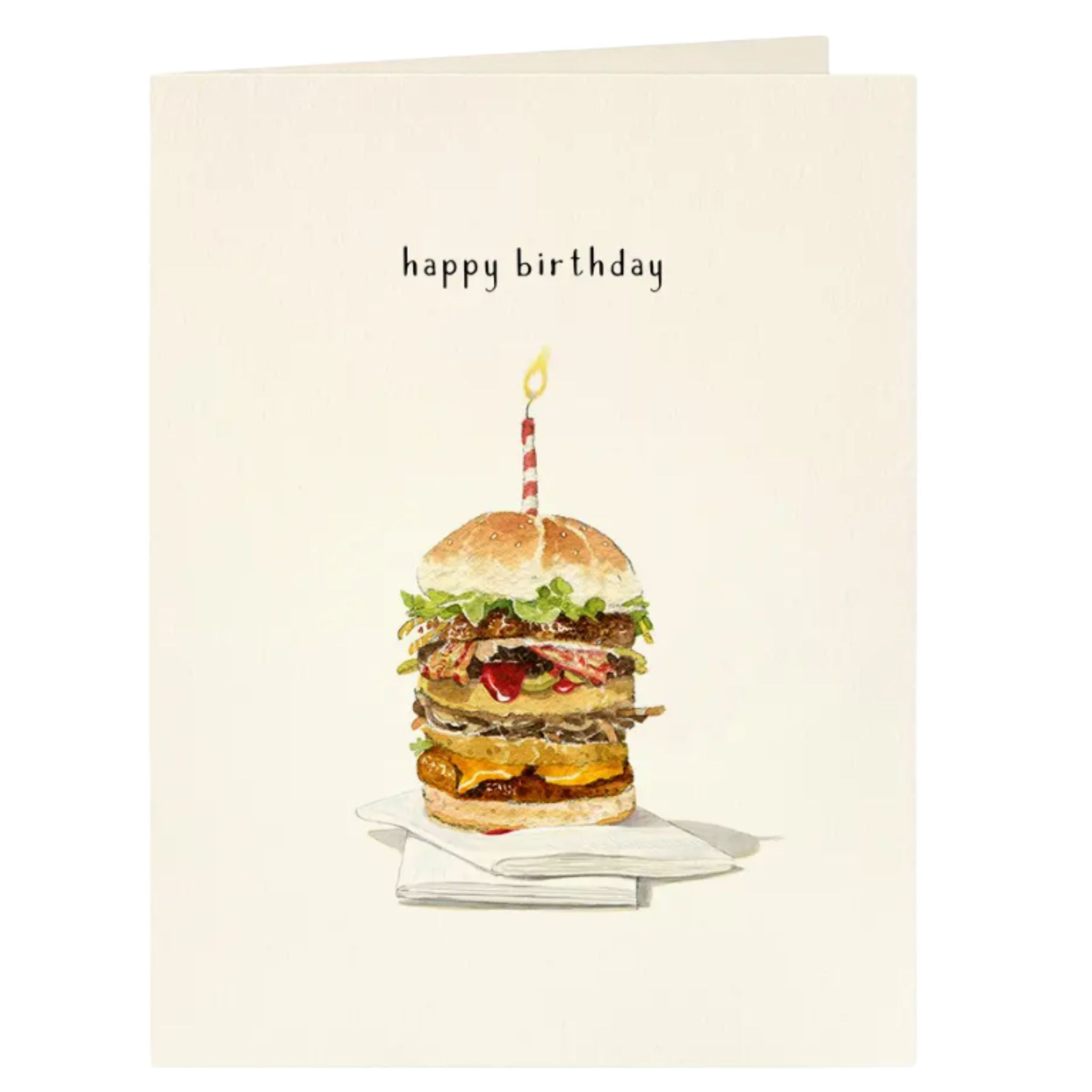Birthday Burger Card