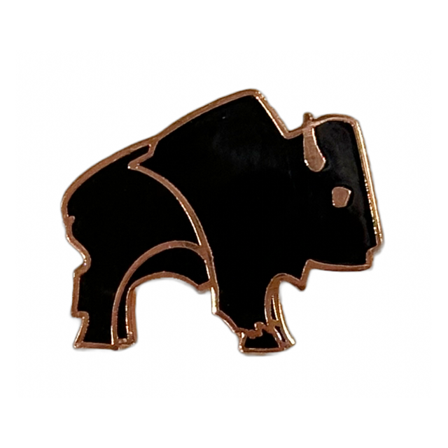 Bison Enamel Pin