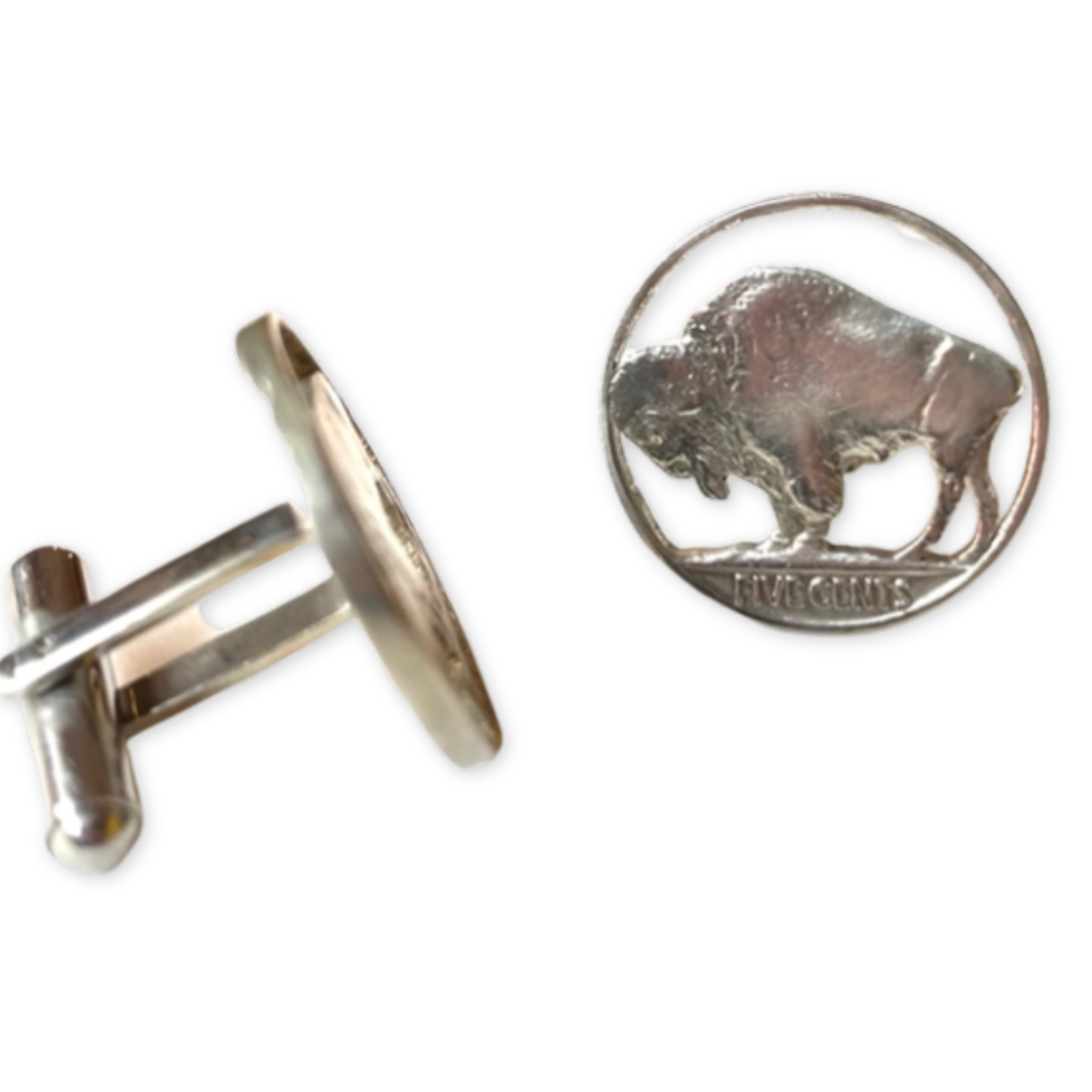 Buffalo Nickel Cufflinks