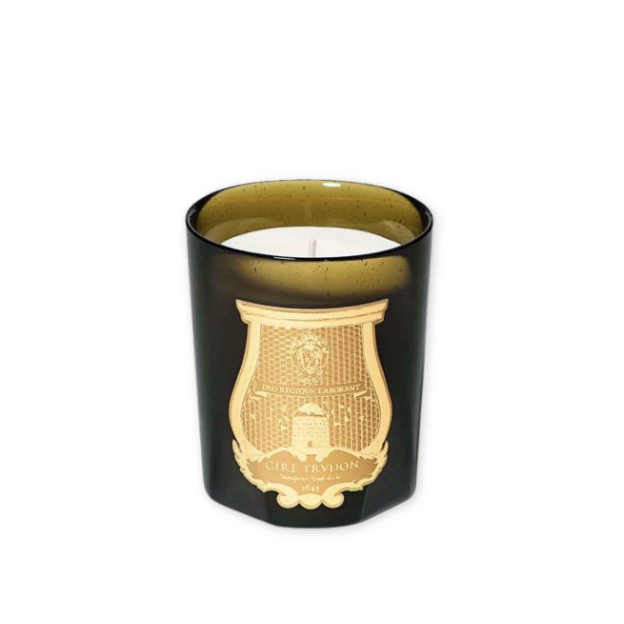 leather and tobacco scented candle