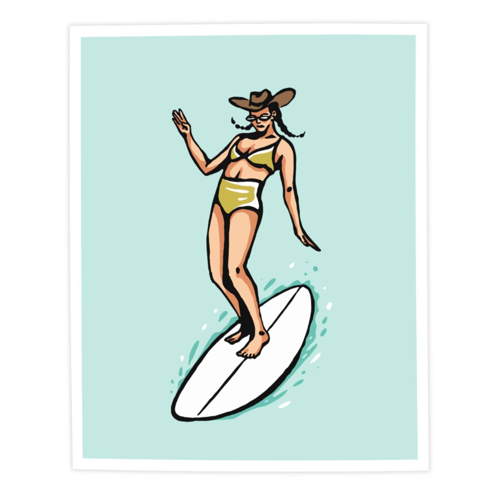 Surfs up cowgirl