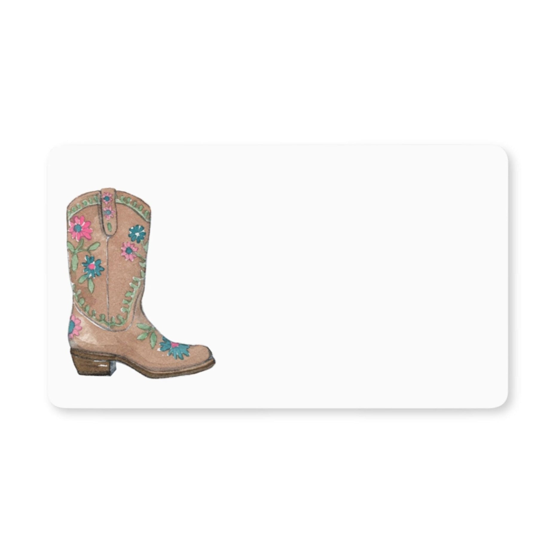 Cowboy Boot Little Notes
