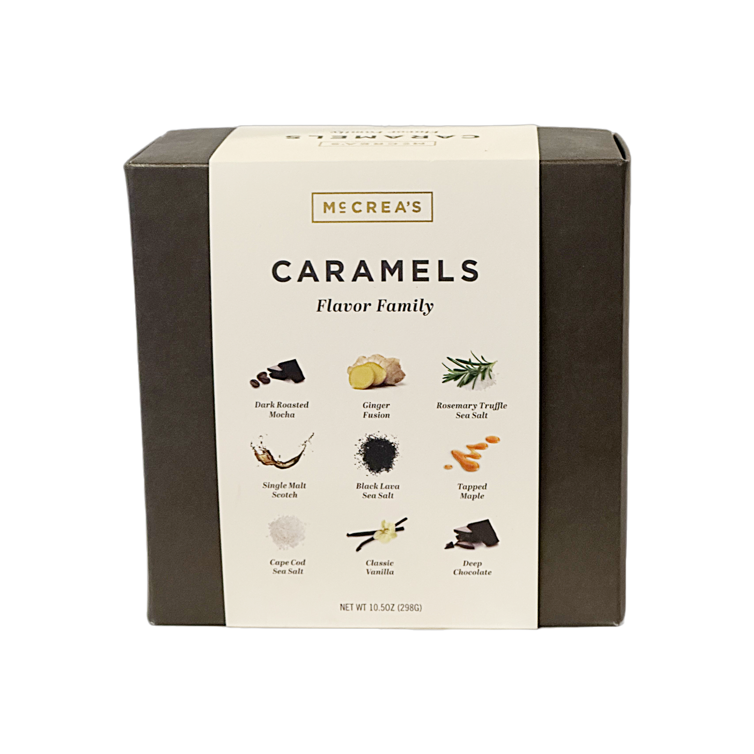 Flavor Family Box of McCrea's Caramels