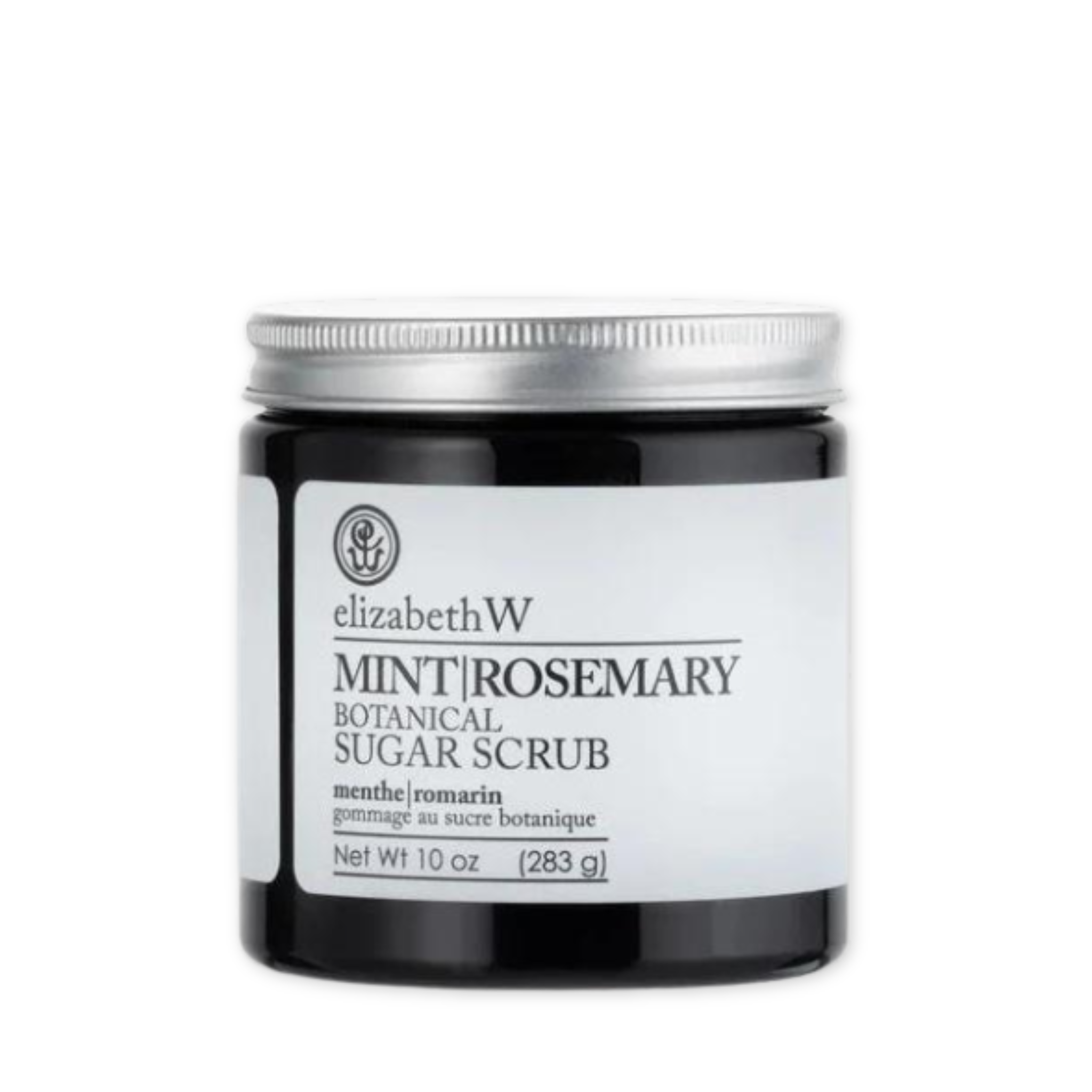 mint and rosemary scented exfoliating sugar scrub