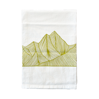 Classic Mountain Flour Sack Tea Towel