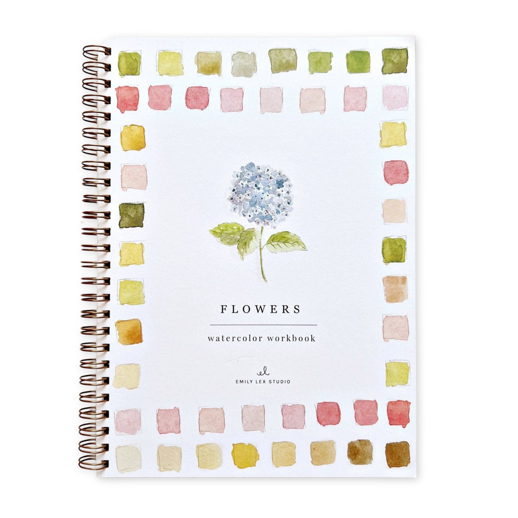 Flowers Watercolor Workbook