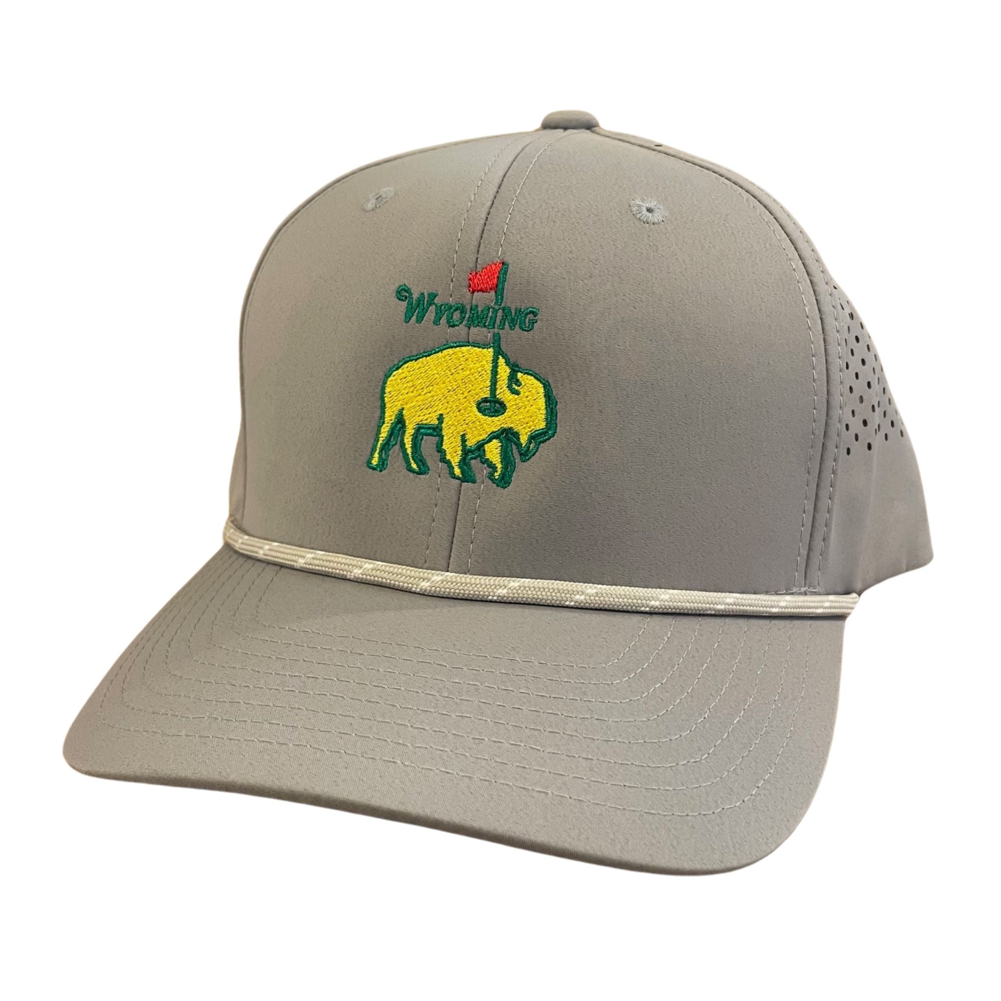 front view of Wyoming golf hat