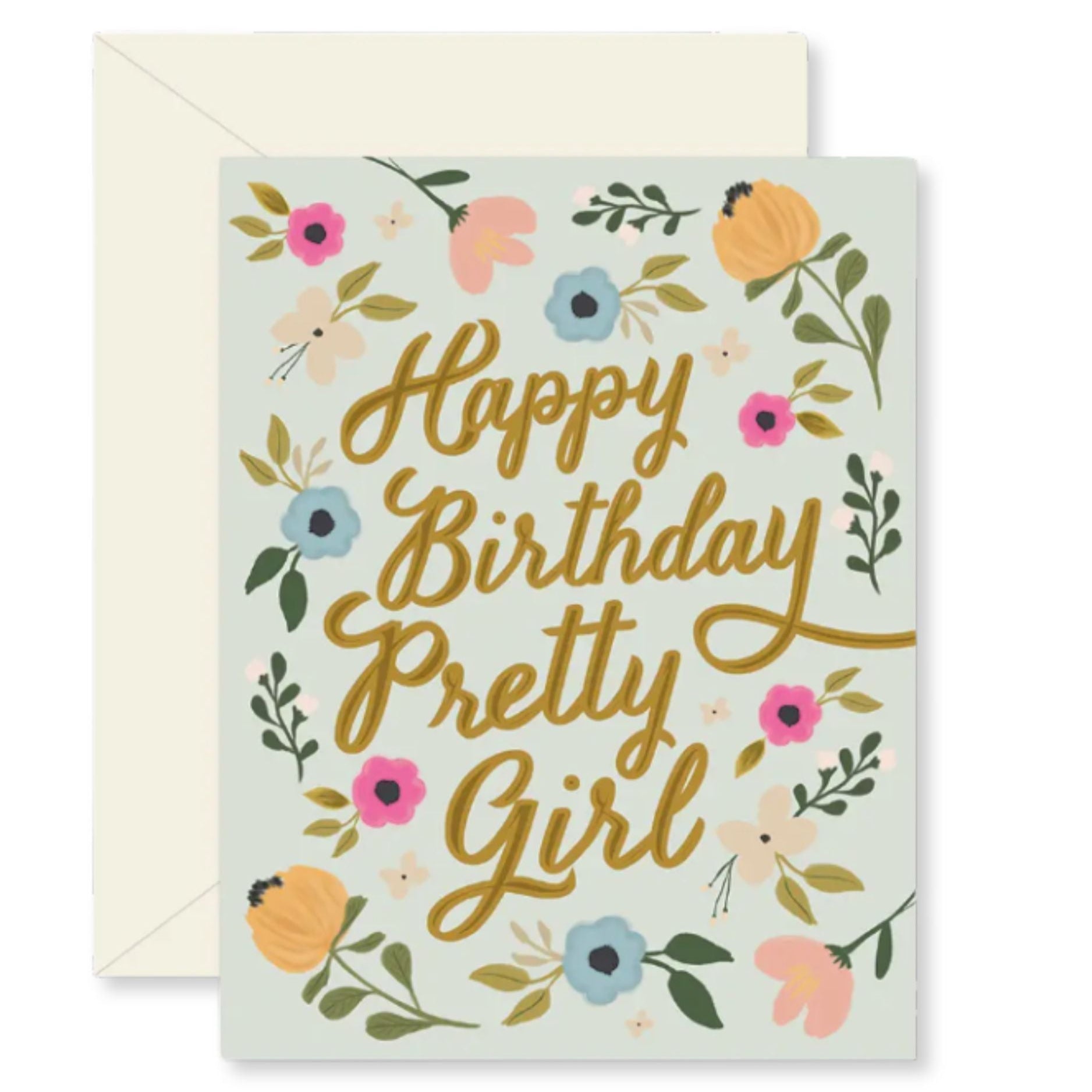 Floral Birthday Card
