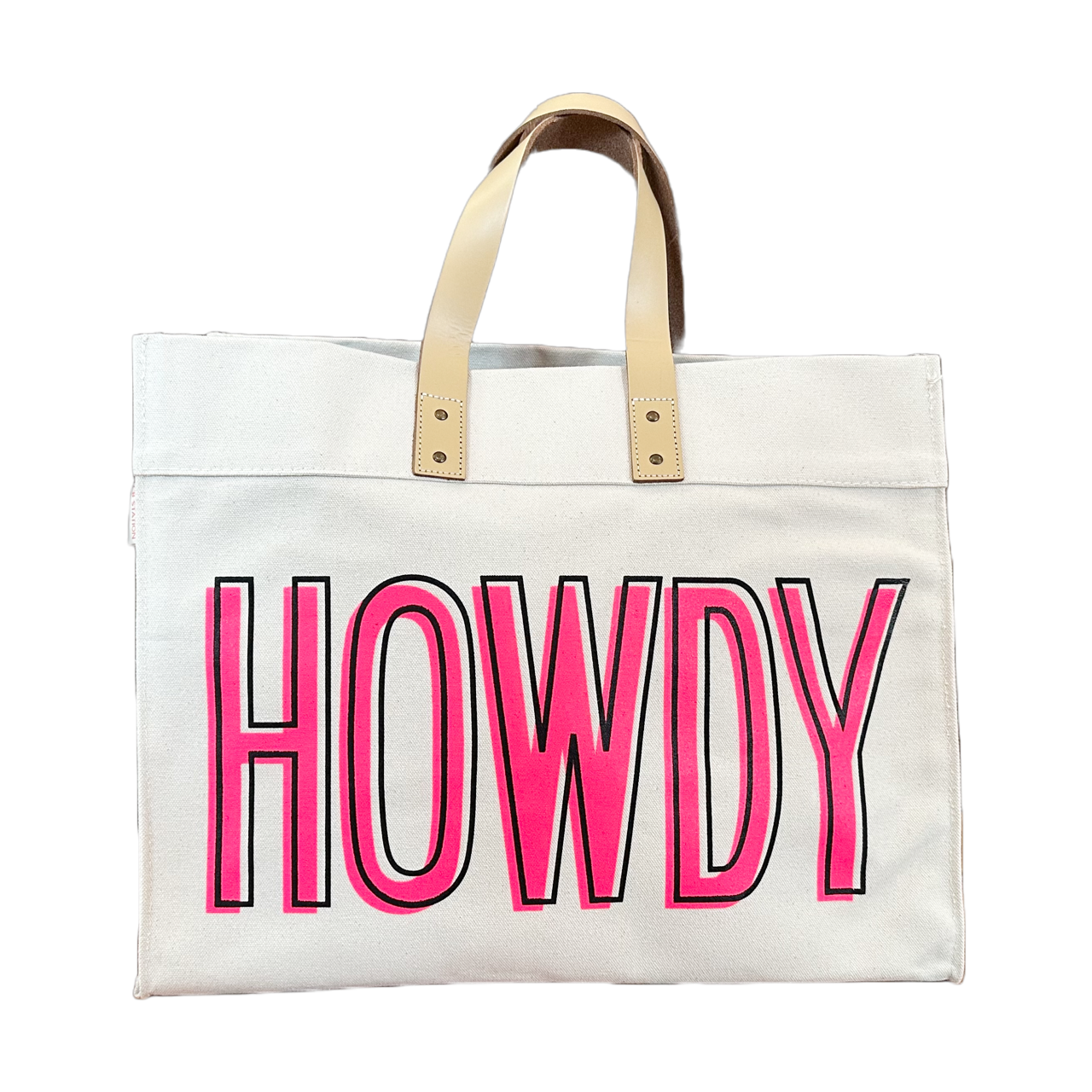 Howdy Tote - Hot Pink