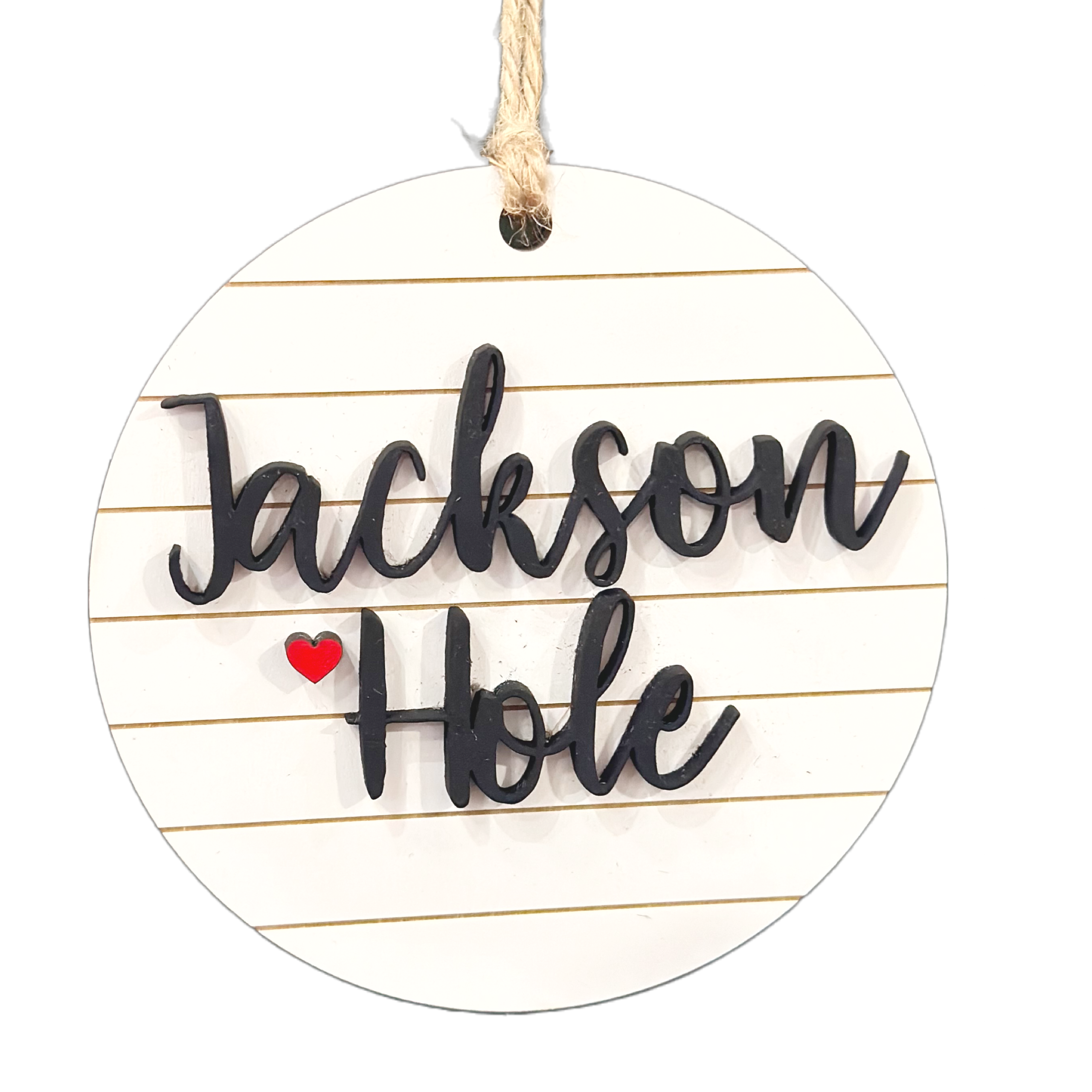 Jackson Hole Shiplap Ornament