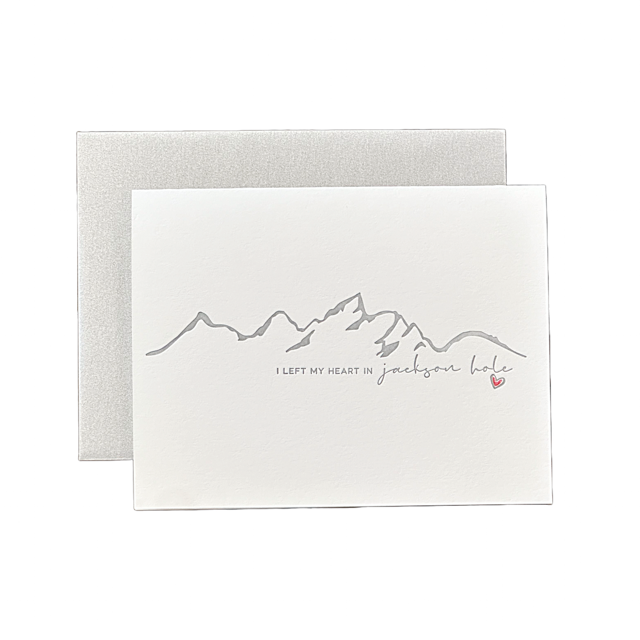 I Left My Heart in Jackson Hole Card