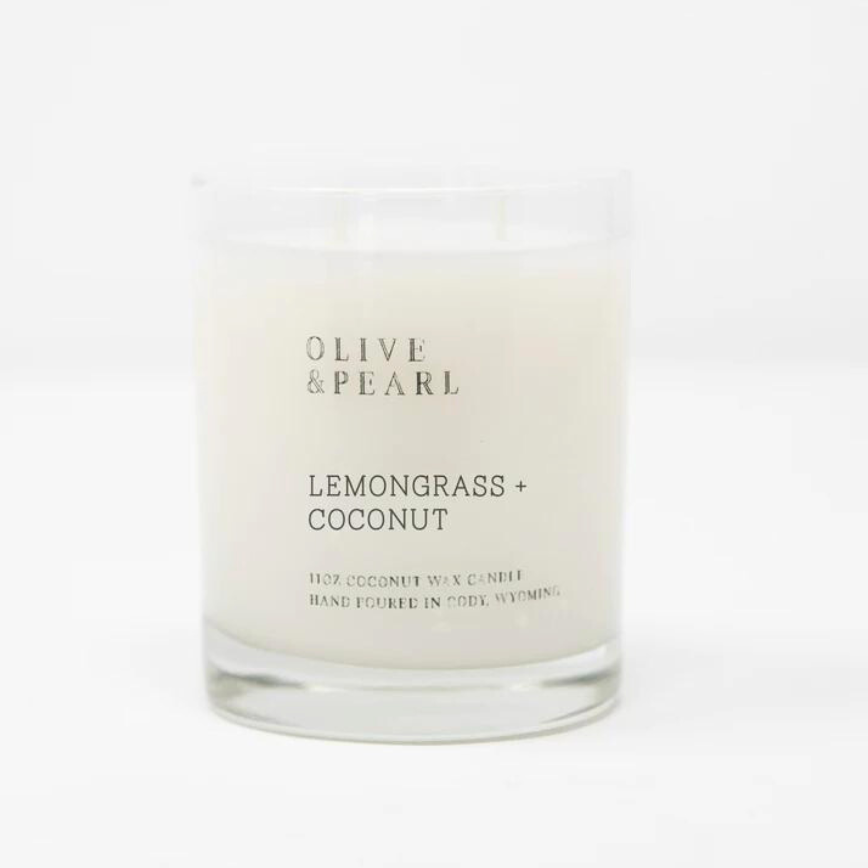 Olive & Pearl Candle - Lemongrass + Coconut