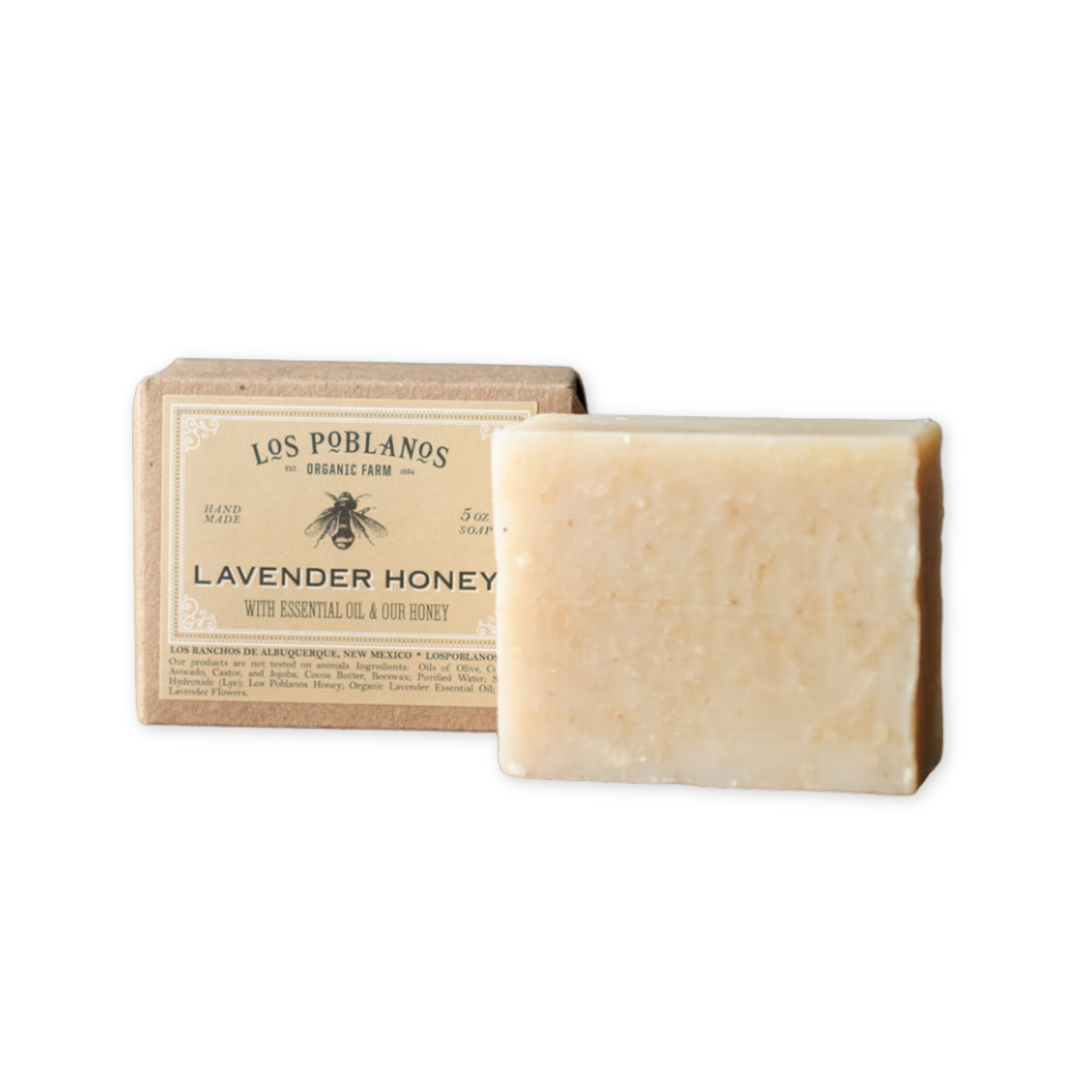 all natural lavender and honey scented bar soap