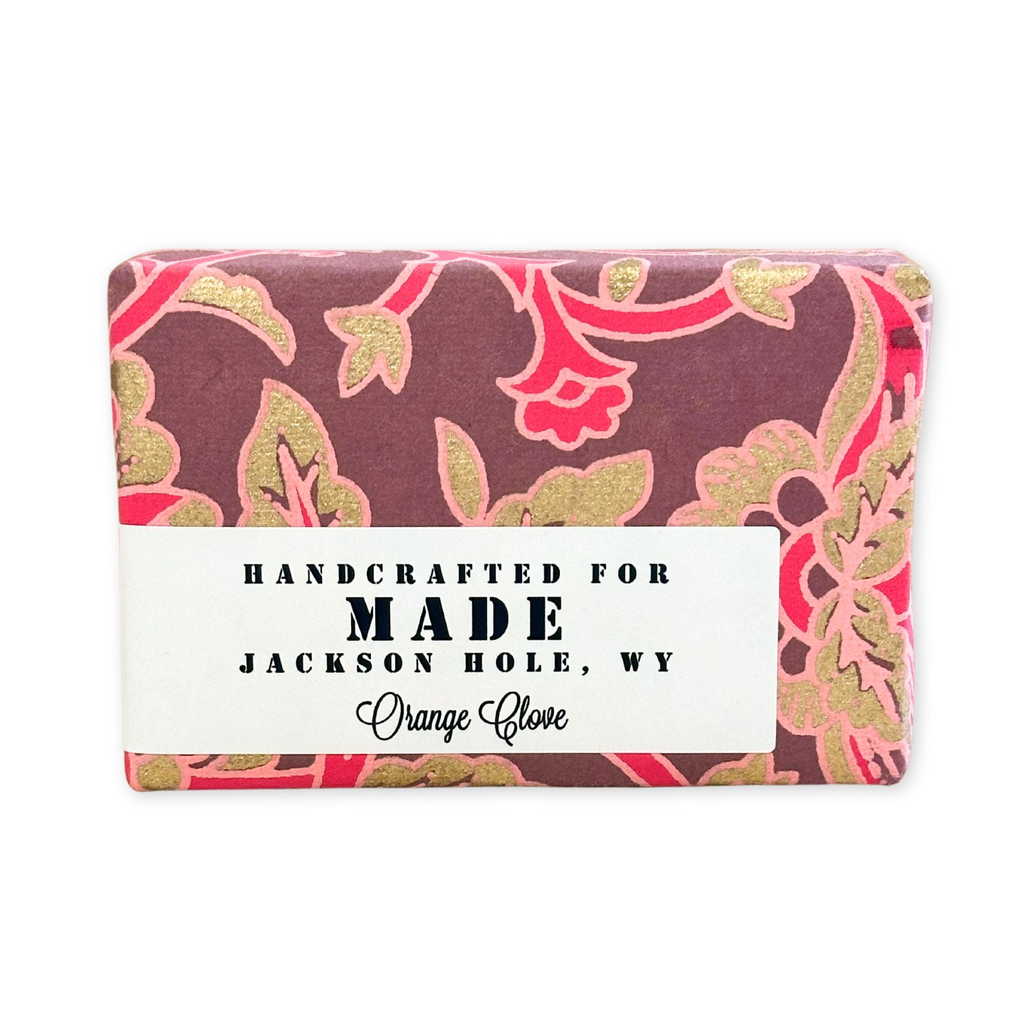 orange and cloved scented bar soap