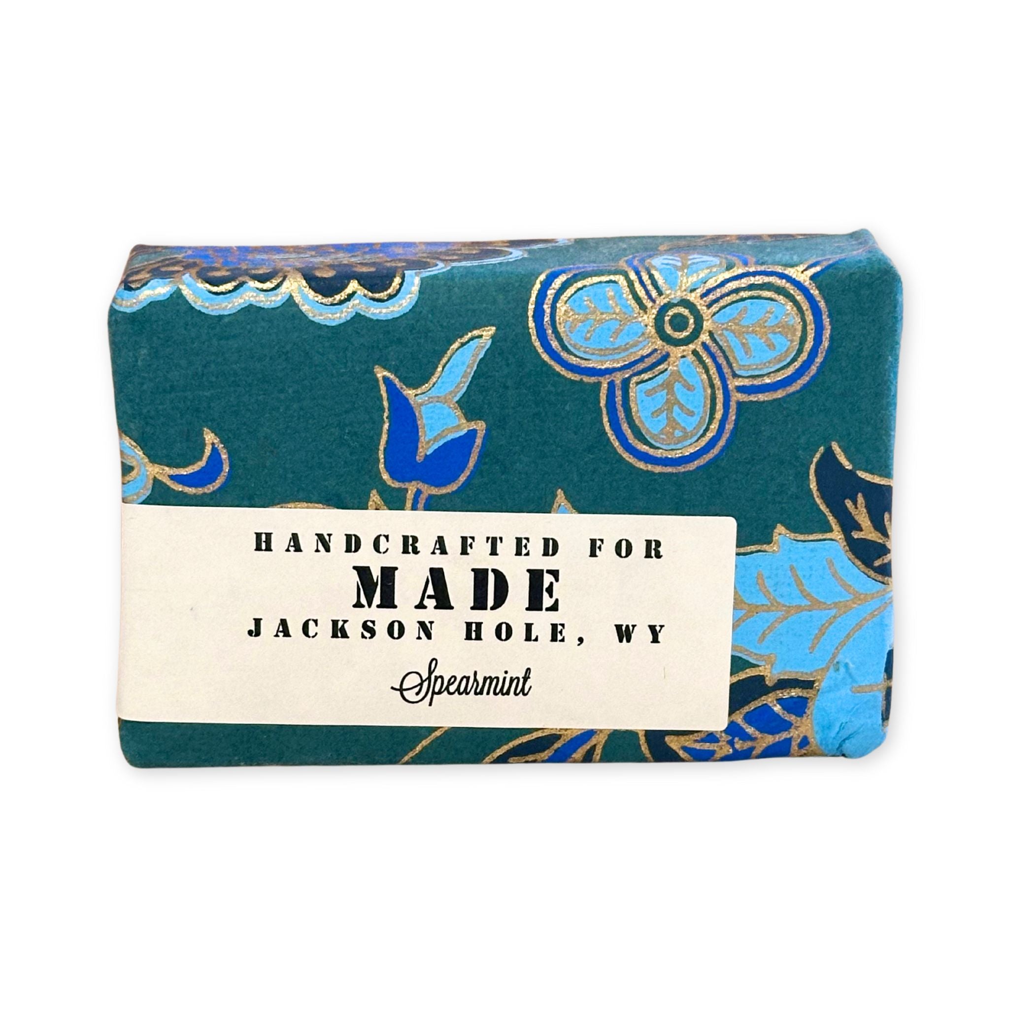 spearmint scented bar soap