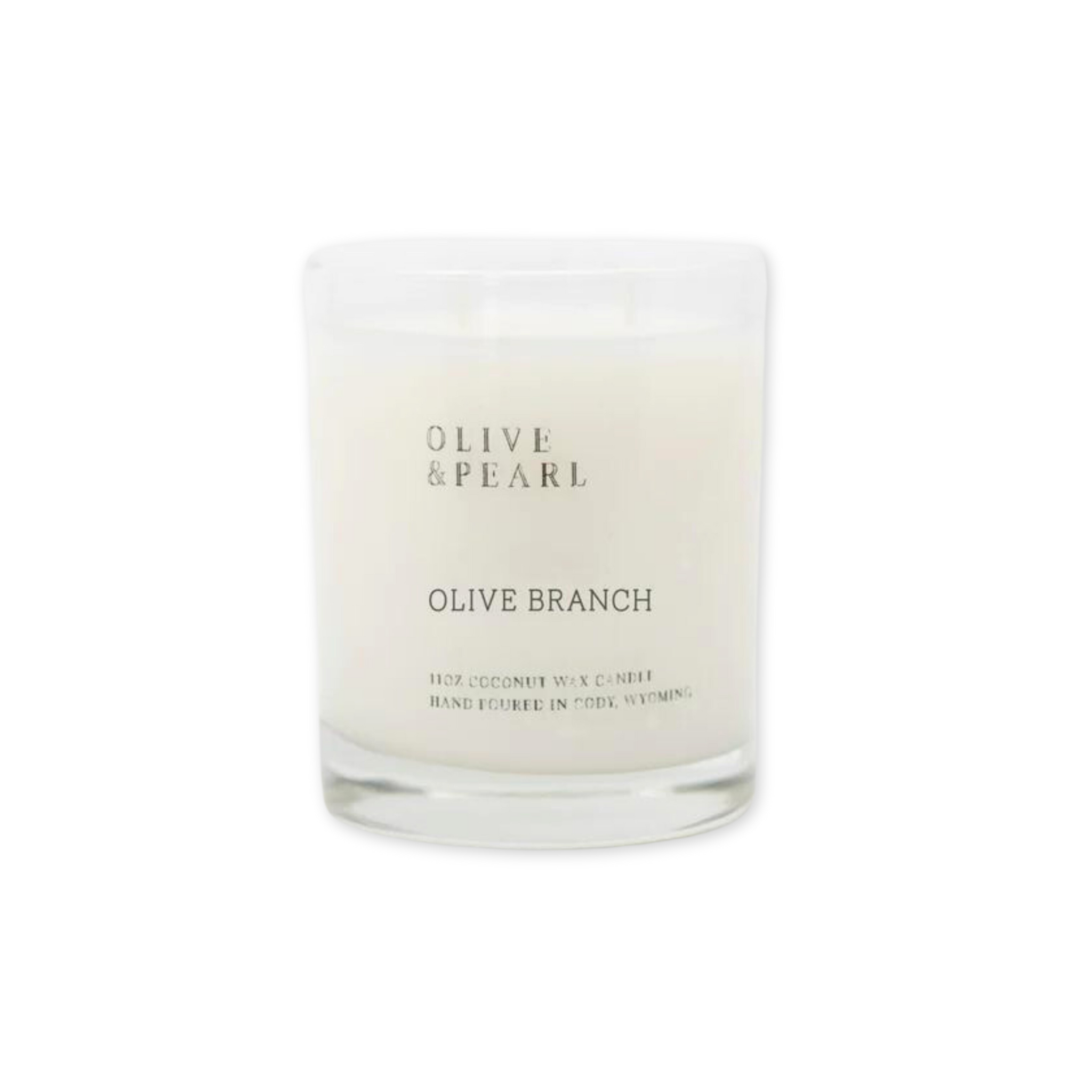 olive branch scented candle