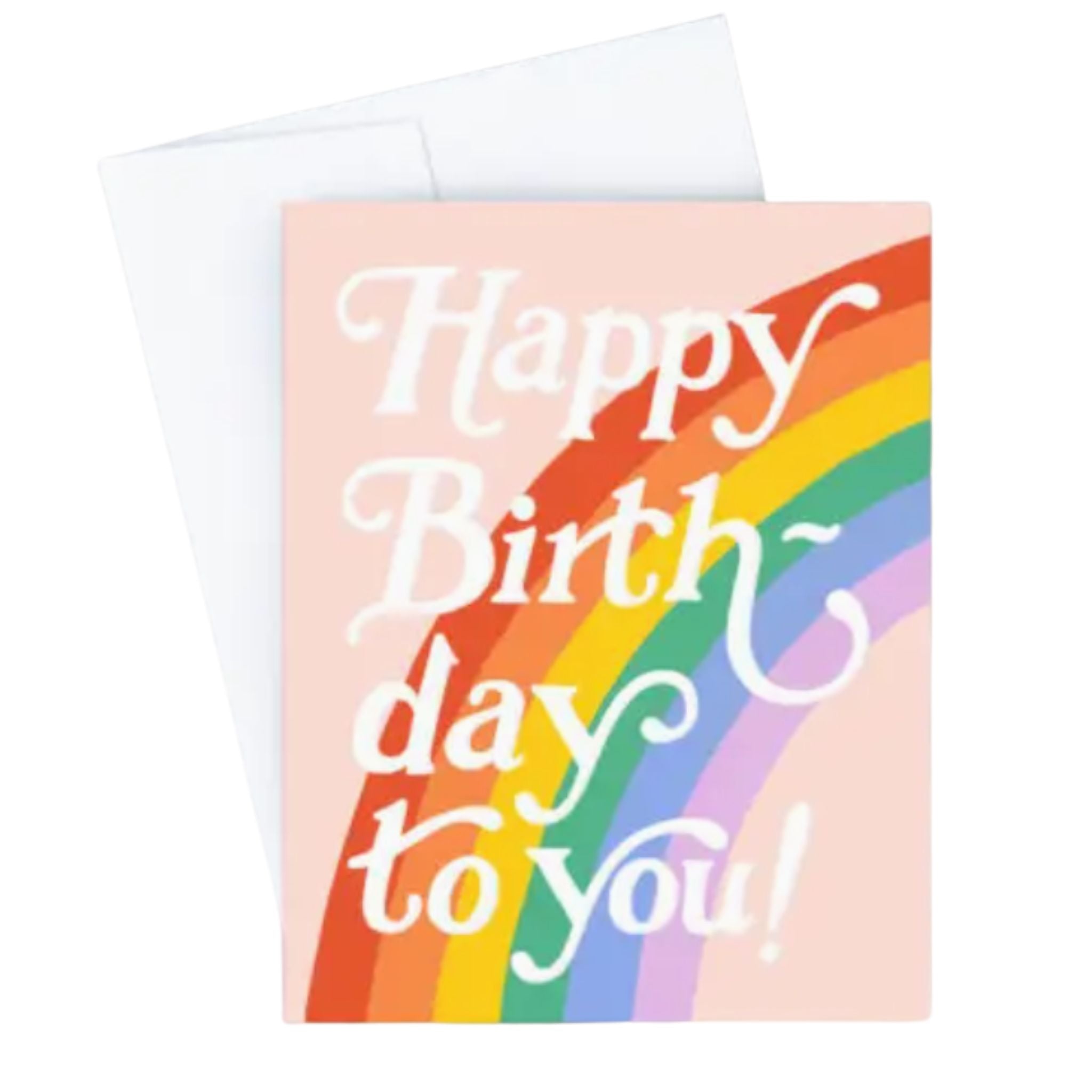 Big Rainbow Birthday Card