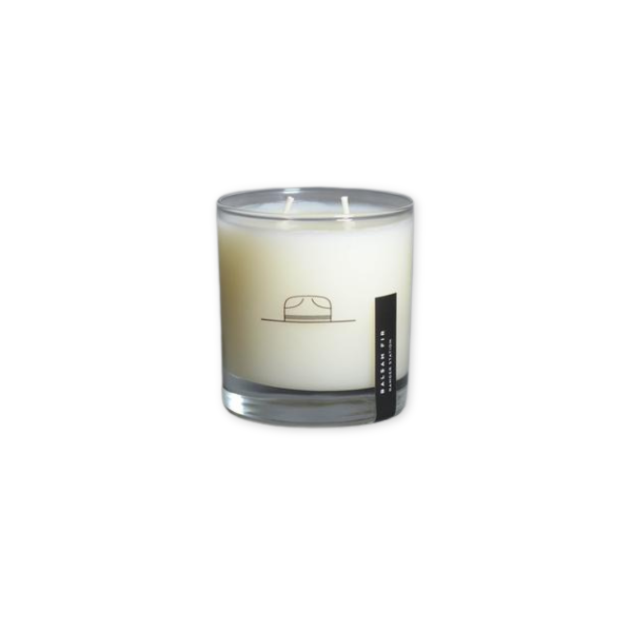 balsam pine and juniper scented candle