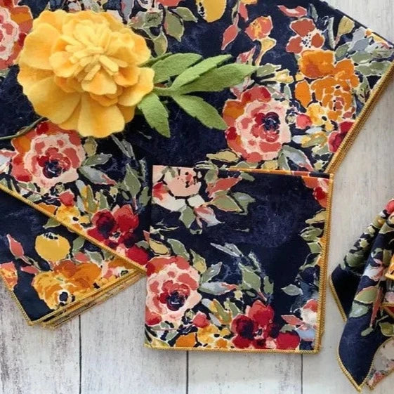 Rosalita Cloth Cocktail Napkin Set