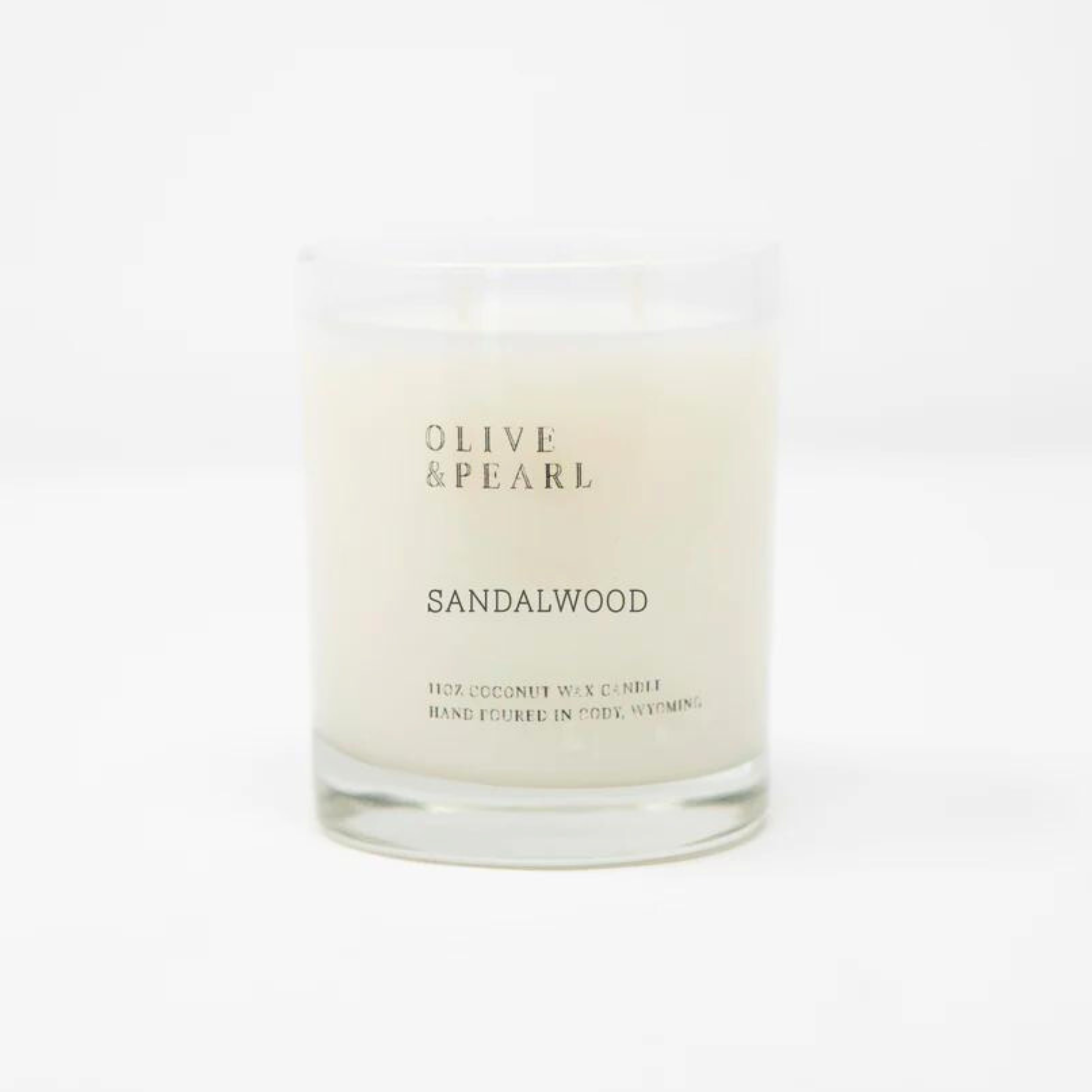 Olive & Pearl Candle - Sandalwood
