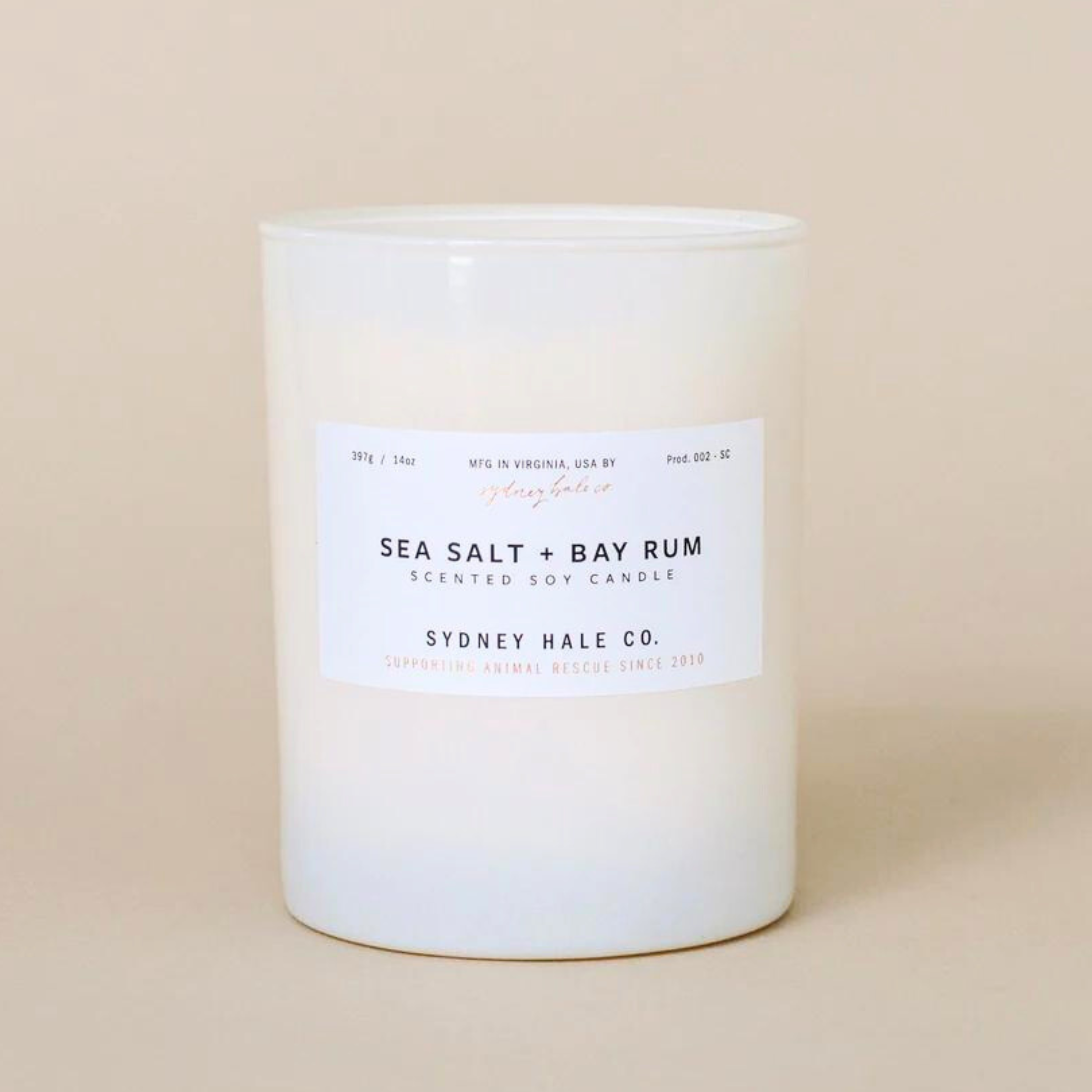 Sydney Hale Candle - Sea Salt & Bay Rum