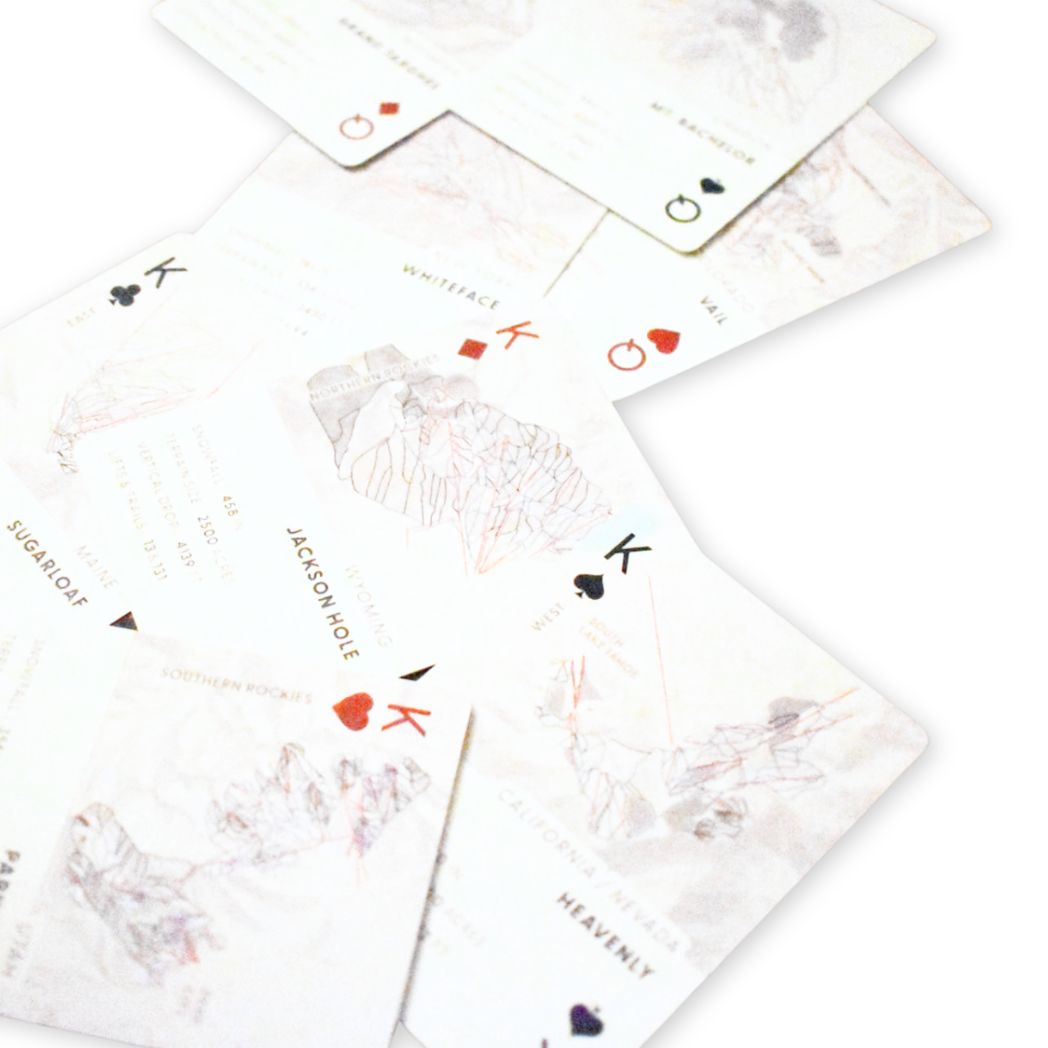 Ski the States – Bucket List Playing Cards