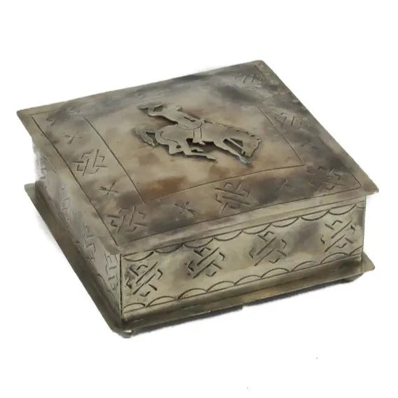 Stamped Bronco Icon Box